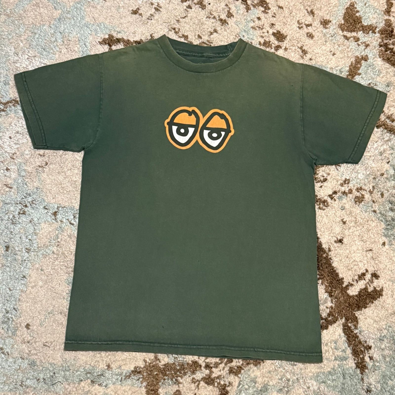 Krooked Krooked Skateboards Eyes Logo Shirt Medium Faded Skater Size US M / EU 48-50 / 2 - 1 Thumbnail