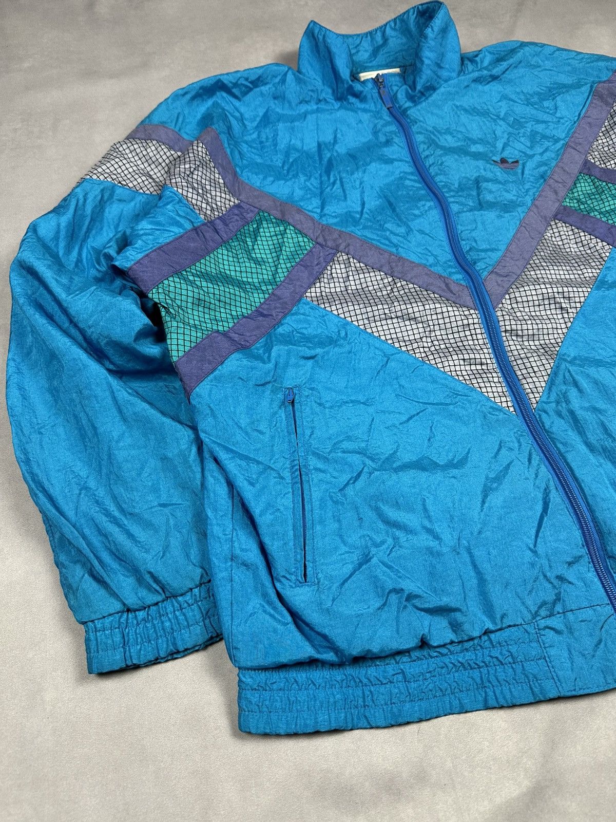 Adidas × Vintage Vintage 90s Adidas Nylon Jacket M Size US M / EU 48-50 / 2 - 5 Thumbnail