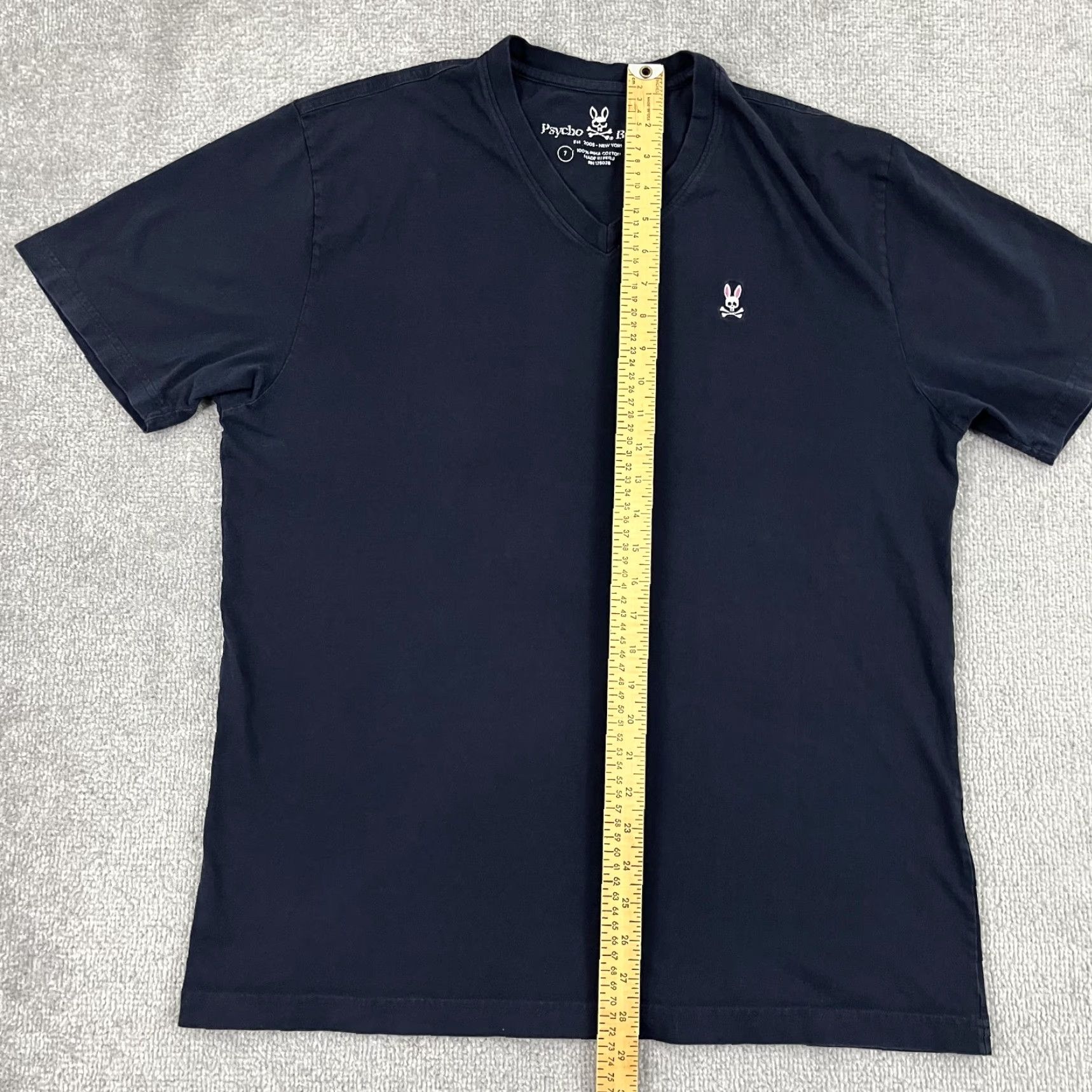 Psycho Bunny Psycho Bunny Shirt Men’s L Faded Navy Blue Short Sleeve Crew Neck Embroidered Logo Classic Size US L / EU 52-54 / 3 - 4 Thumbnail
