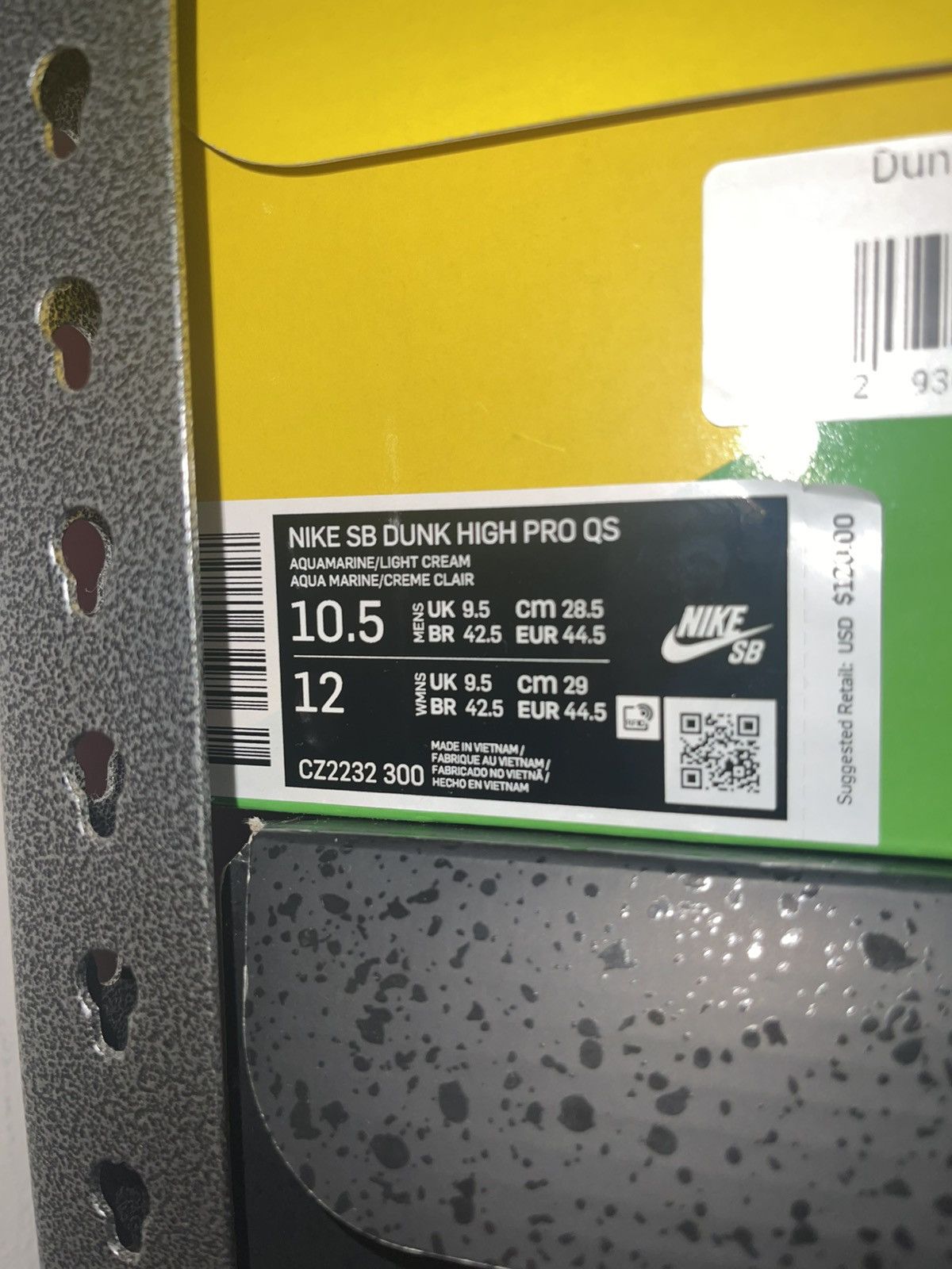 Nike NIKE HAWAII SB DUNK HIGH PRO QS 10.5 DS OG ALL AQUAMARINE Size US 10.5 / EU 43-44 - 11 Thumbnail