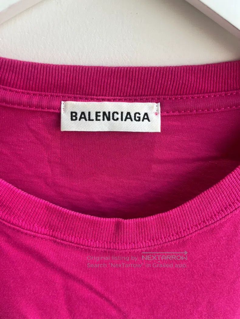 Balenciaga Balenciaga Pink Grain Short Sleeve, M size Size US M / EU 48-50 / 2 - 3 Thumbnail