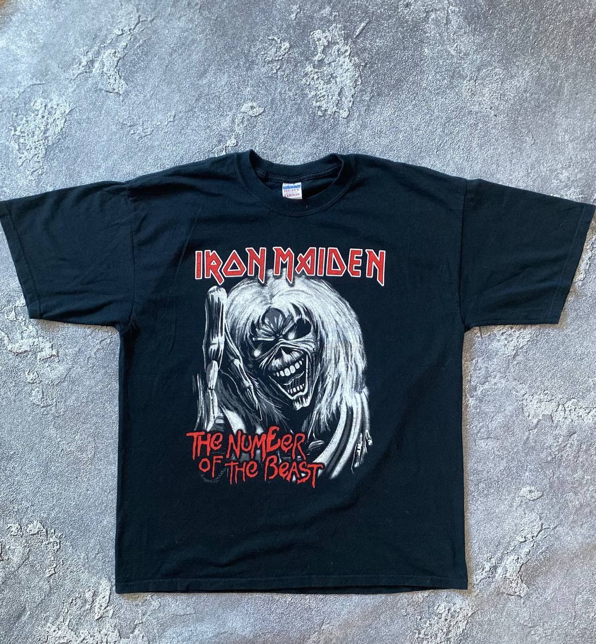 Band Tees × Iron Maiden IRON MAIDEN THE NUMBER OF THE BEAST EDDIE 00S T-SHIRT Size US XL / EU 56 / 4 - 1 Thumbnail