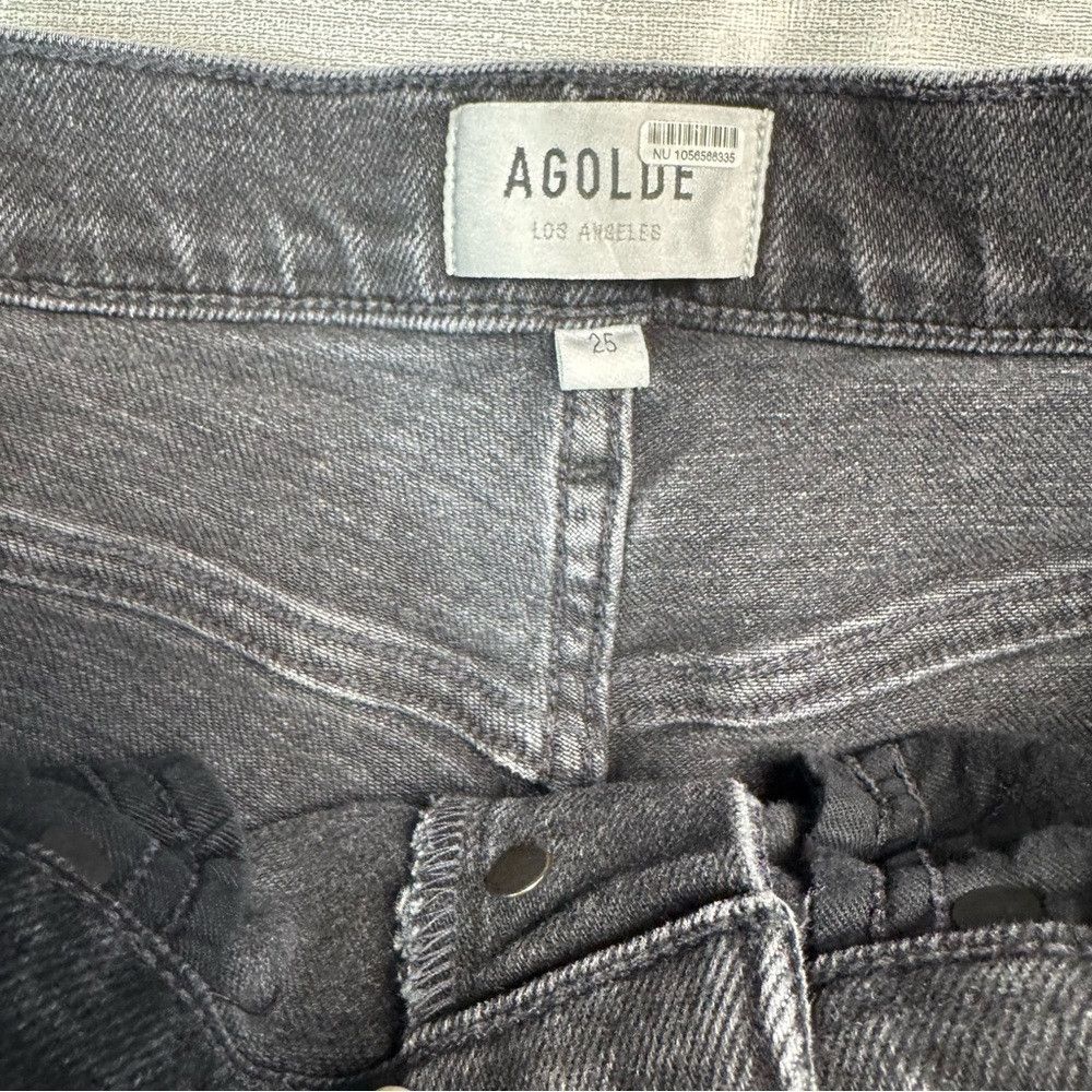 Agolde Agolde Riley High Rise Straight Crop Jeans In Panoramic Siz Size 25" / US 0 / IT 36 - 6 Thumbnail