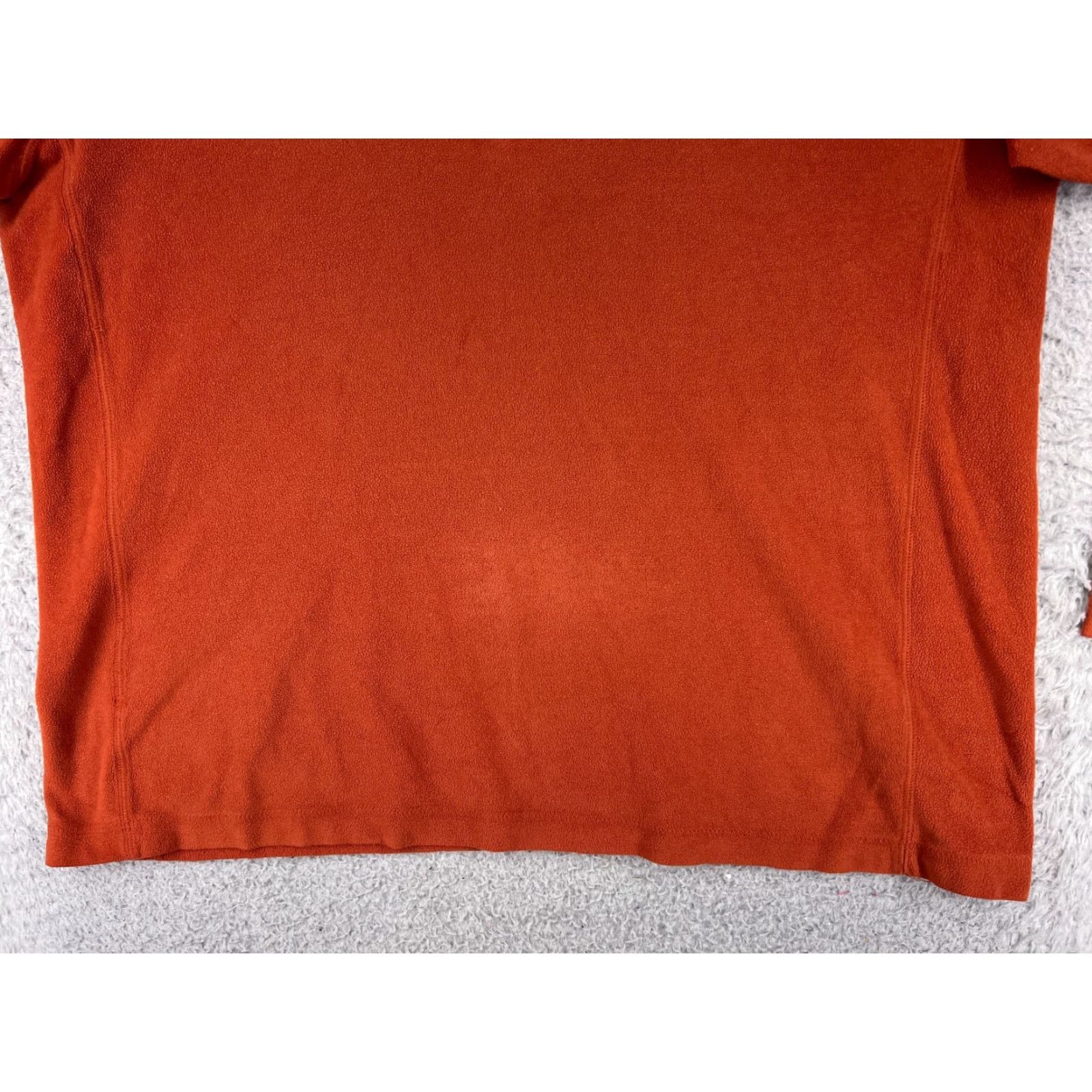 Vintage Columbia Sweater Men Medium Orange Pullover 1/4 Zip Polyester Fleece Mock Neck Size US M / EU 48-50 / 2 - 5 Thumbnail