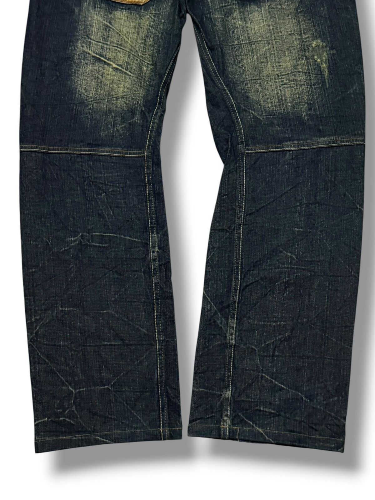 Other Vintage Dominate Handcrafted Jeans | Double Waist Style W33 Size US 33 - 7 Thumbnail
