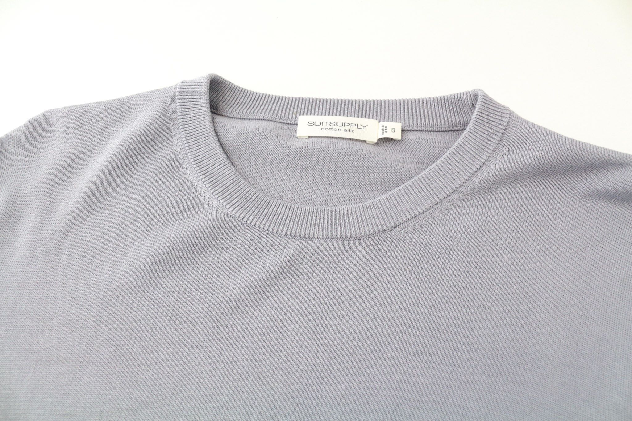 Suitsupply S Lilac Cotton Silk Sweater 68010 Size US S / EU 44-46 / 1 - 4 Thumbnail