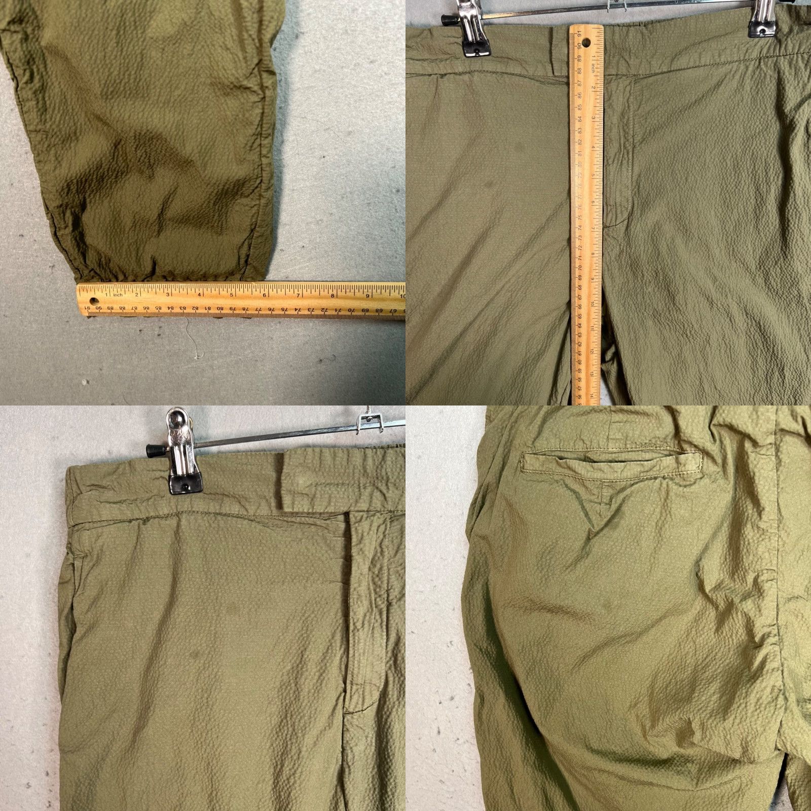 Frescobol Carioca Frescobol Carioca Women’s Chino Pants Size 34 Olive Green Cotton Blend Tapered Casual Size 24" / US 00 / IT 34 - 8 Thumbnail