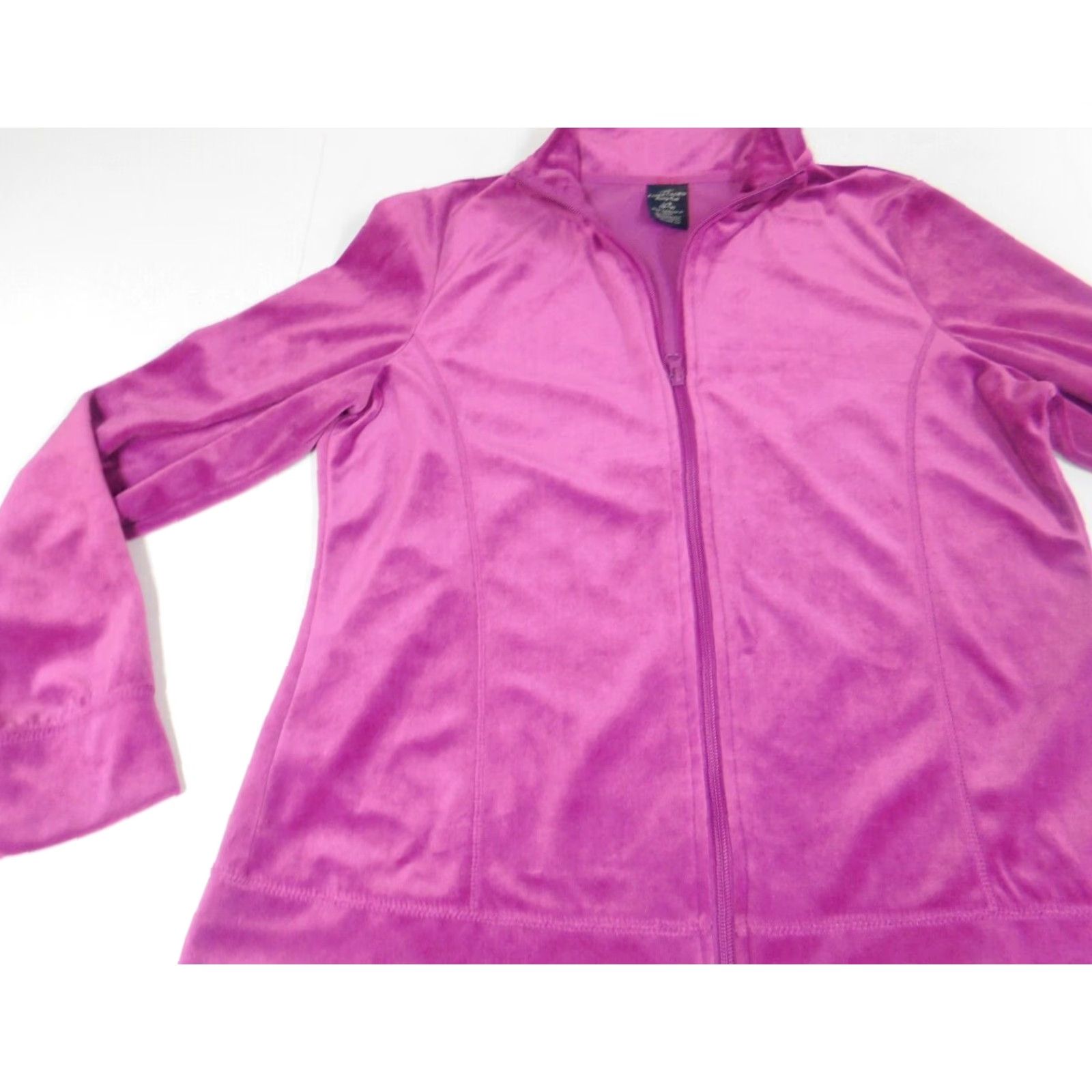 Faded Glory Faded Glory Womens Cardigan Sweater L Pink Puff Sleeve Knit Cotton Bow Button Regular Winter Full Zip Size L / US 10 / IT 46 - 3 Thumbnail