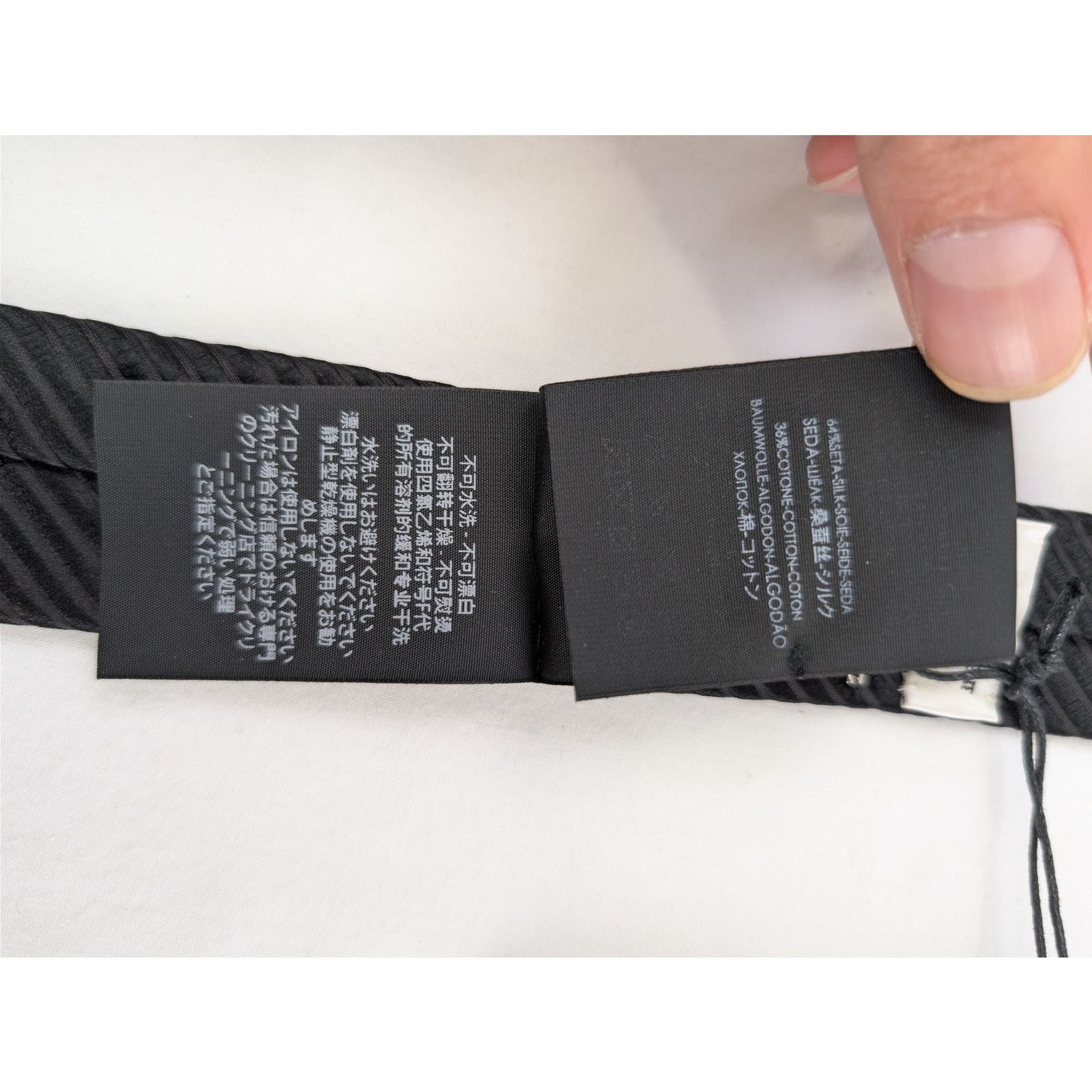 Saint Laurent Paris o1rshd1 Size: OS / Tie in Black Size ONE SIZE - 10 Thumbnail