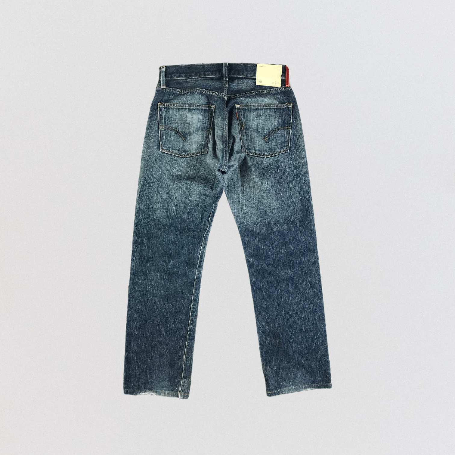 Levi's × Vintage 90s Vintage Blue Wash Levis 505 Red Loop Jeans-JM3259 Size US 31 - 2 Thumbnail