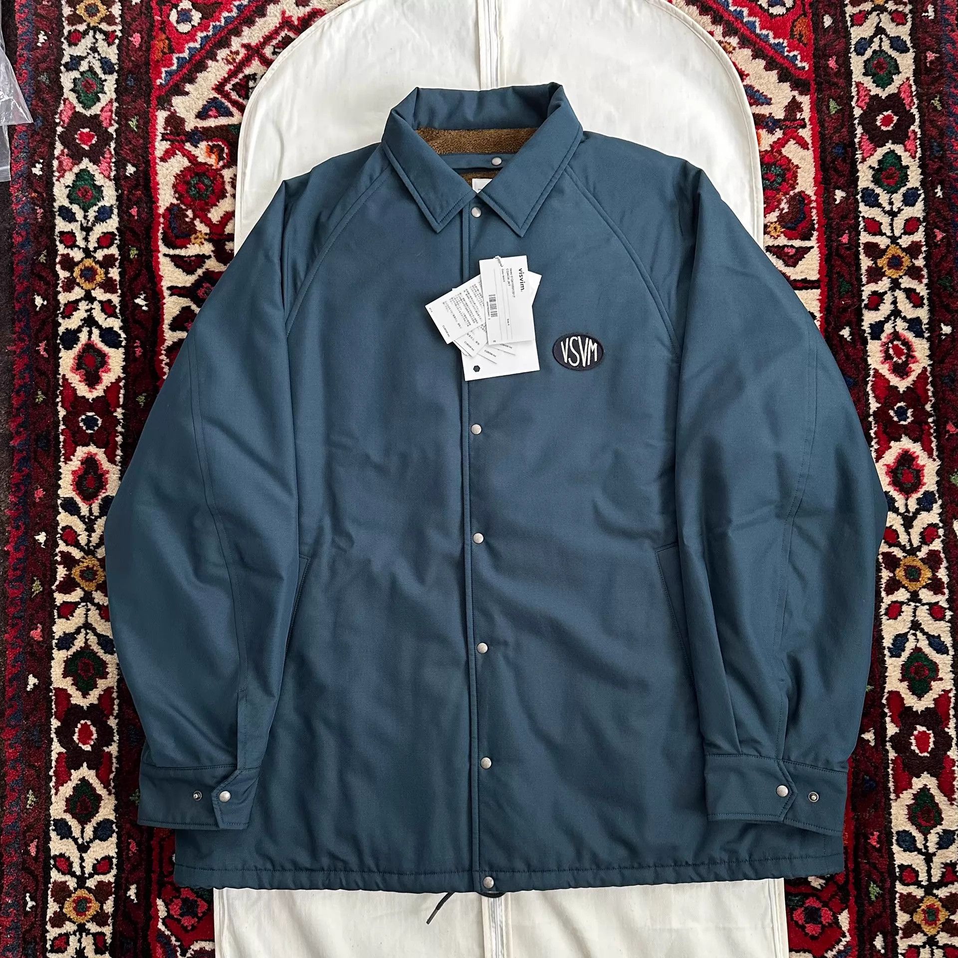 Visvim VISVIM 24SS Coach JKT Silk Wool Blend Jacket Size 4 Size US XL / EU 56 / 4 - 1 Thumbnail