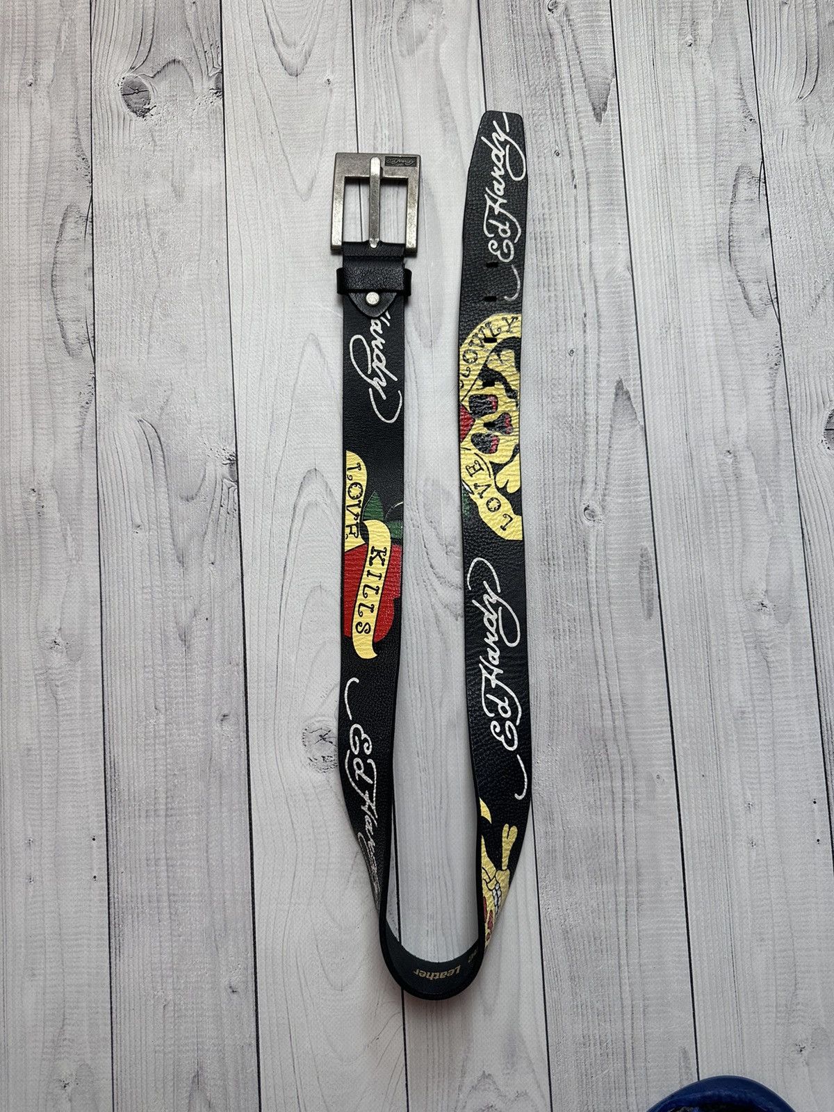 Ed Hardy × Vintage Vintage Ed Hardy belt rare logo Y2K Size ONE SIZE - 2 Thumbnail