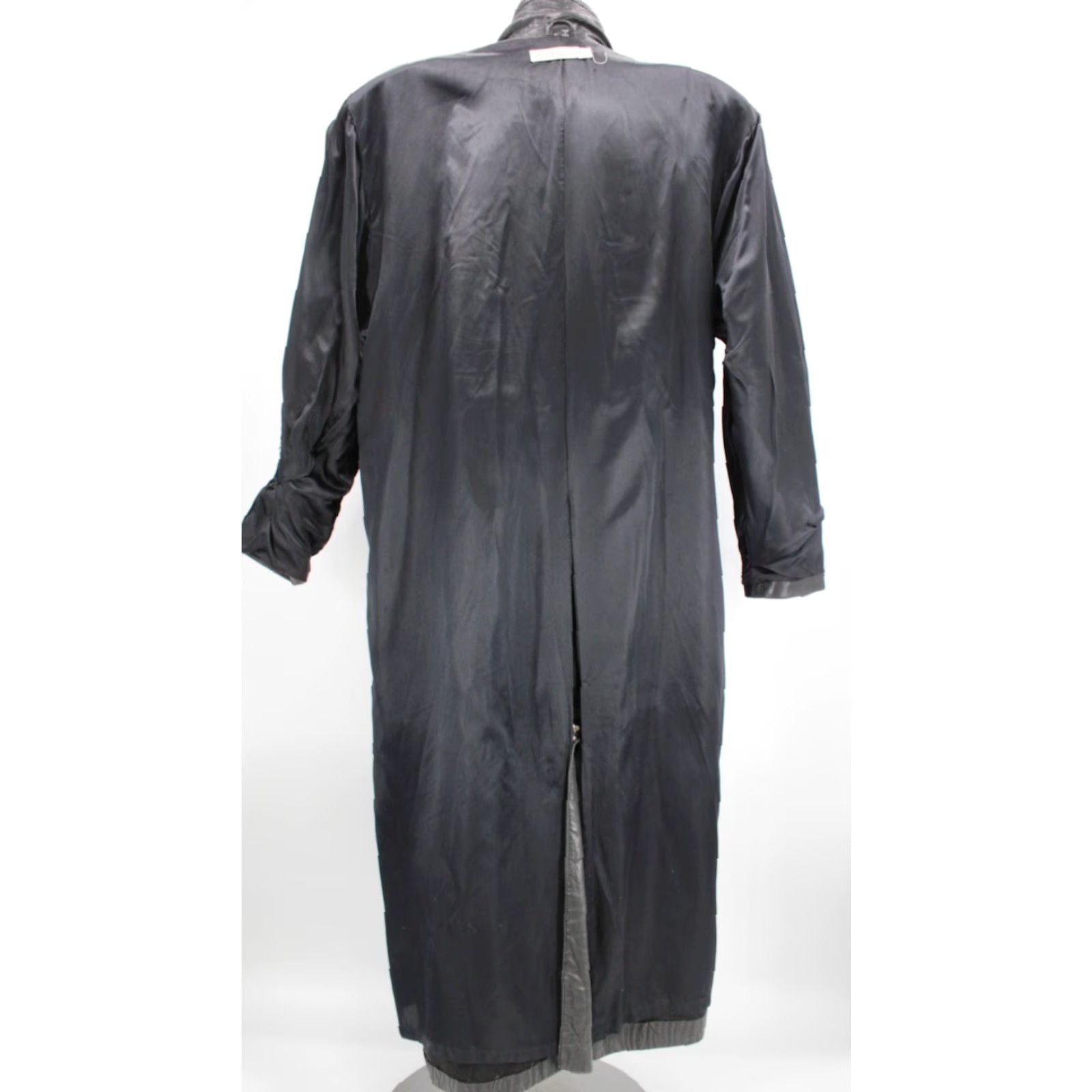 Andrew Marc VINTAGE Andrew Marc Leather Jacket Men Trench Coat Jacket M Black 90s Size US M / EU 48-50 / 2 - 4 Thumbnail