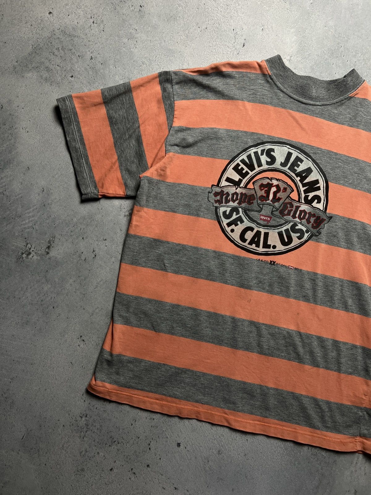 Levi's Levi's Jeans SF. CAL. US. Hope N Glory 80s 90s Vintage Tee Size US L / EU 52-54 / 3 - 3 Thumbnail