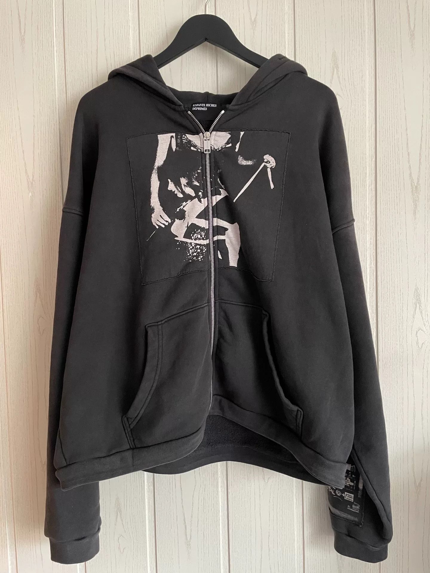 Enfants Riches Deprimes Enfants Riches Deprimes ERD24FW Asphyxiation Zip Hoodie Size US M / EU 48-50 / 2 - 1 Thumbnail