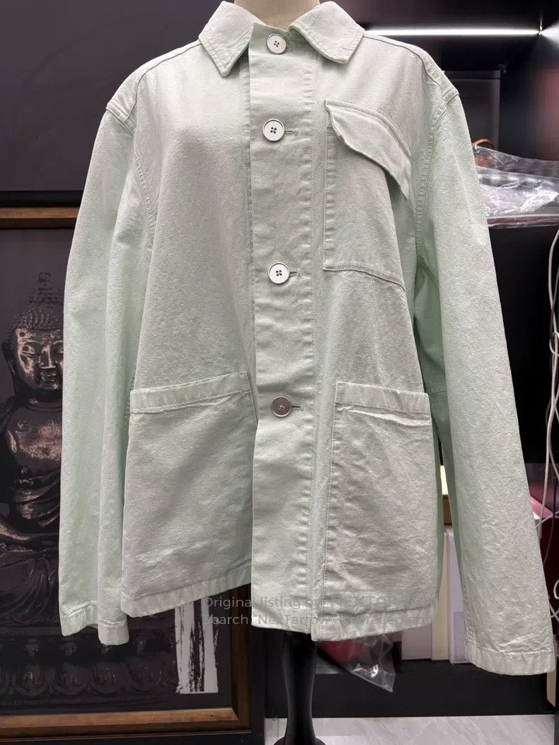 Jil Sander Jil Sander Mint Green Work Shirt Size M / US 6-8 / IT 42-44 - 1 Thumbnail