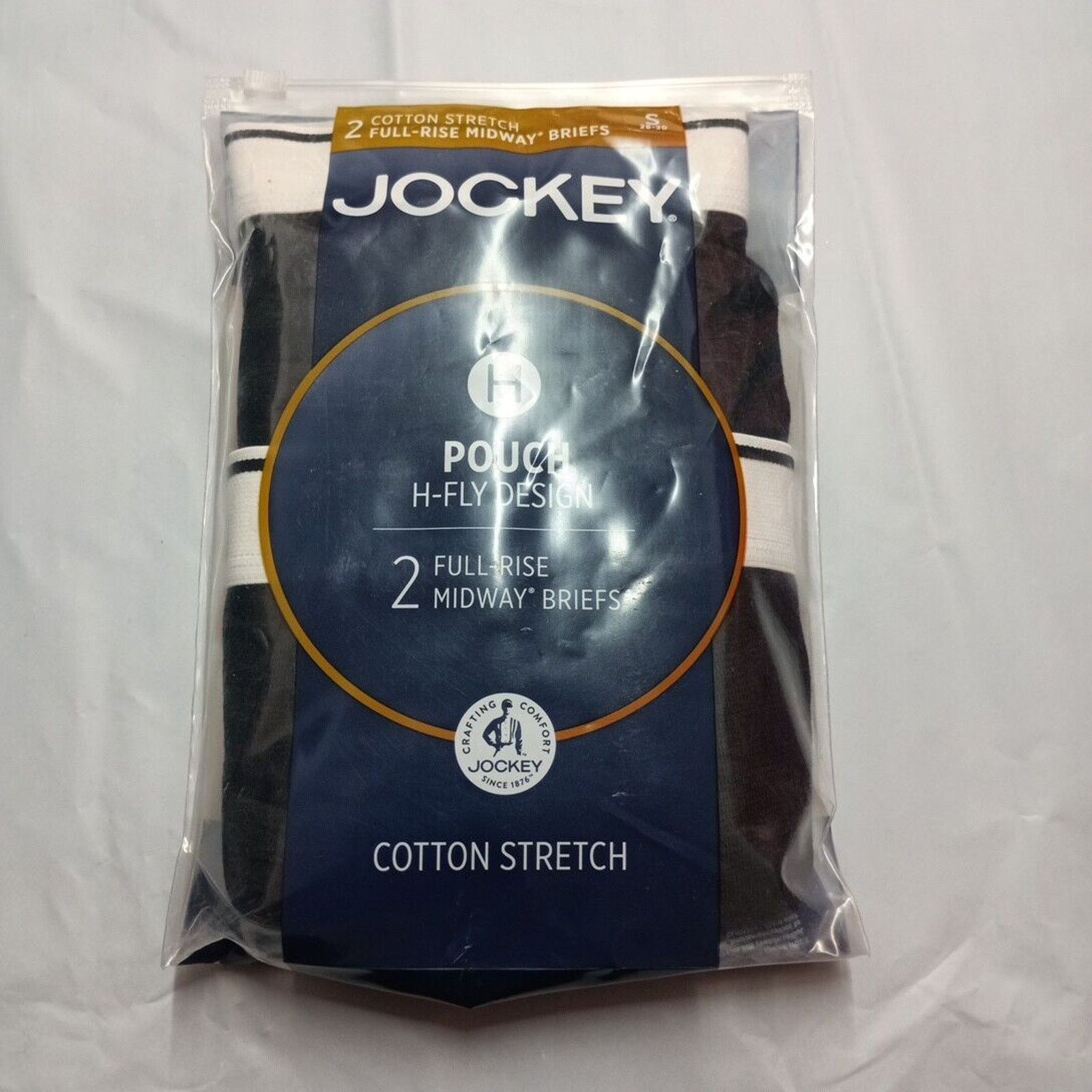 Jockey Jockey Mens Pouch 2 Midway Briefs H Fly Black Size S (28-30) Size 28 - 1 Thumbnail