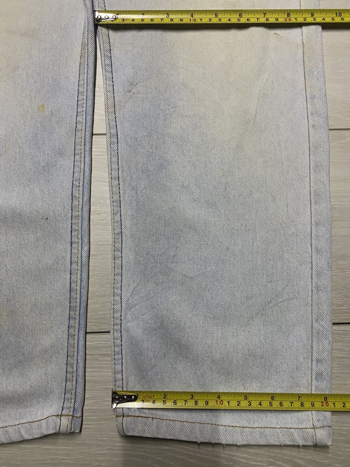 Levi's Vtg Levis 505 90s Grunge Light Wash Distressed Loose Jean Size US 32 / EU 48 - 17 Thumbnail
