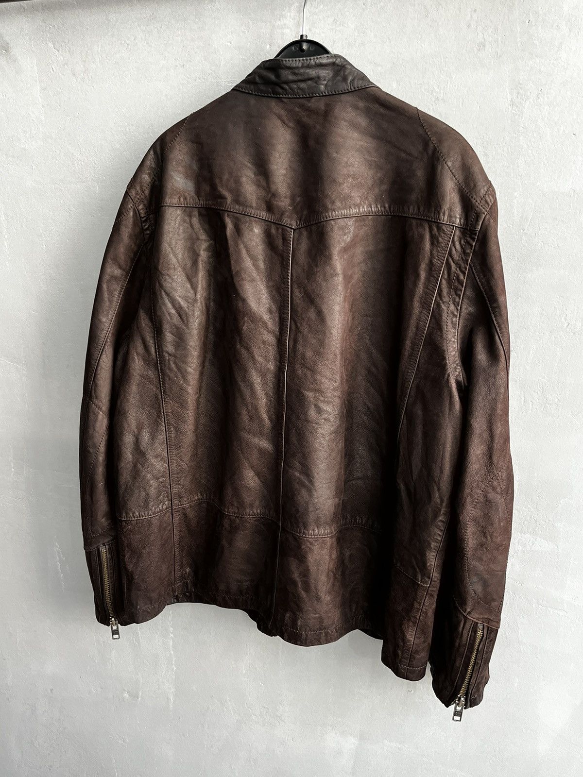 Gap × Vintage Gap biker leather jacket Size US XL / EU 56 / 4 - 9 Thumbnail