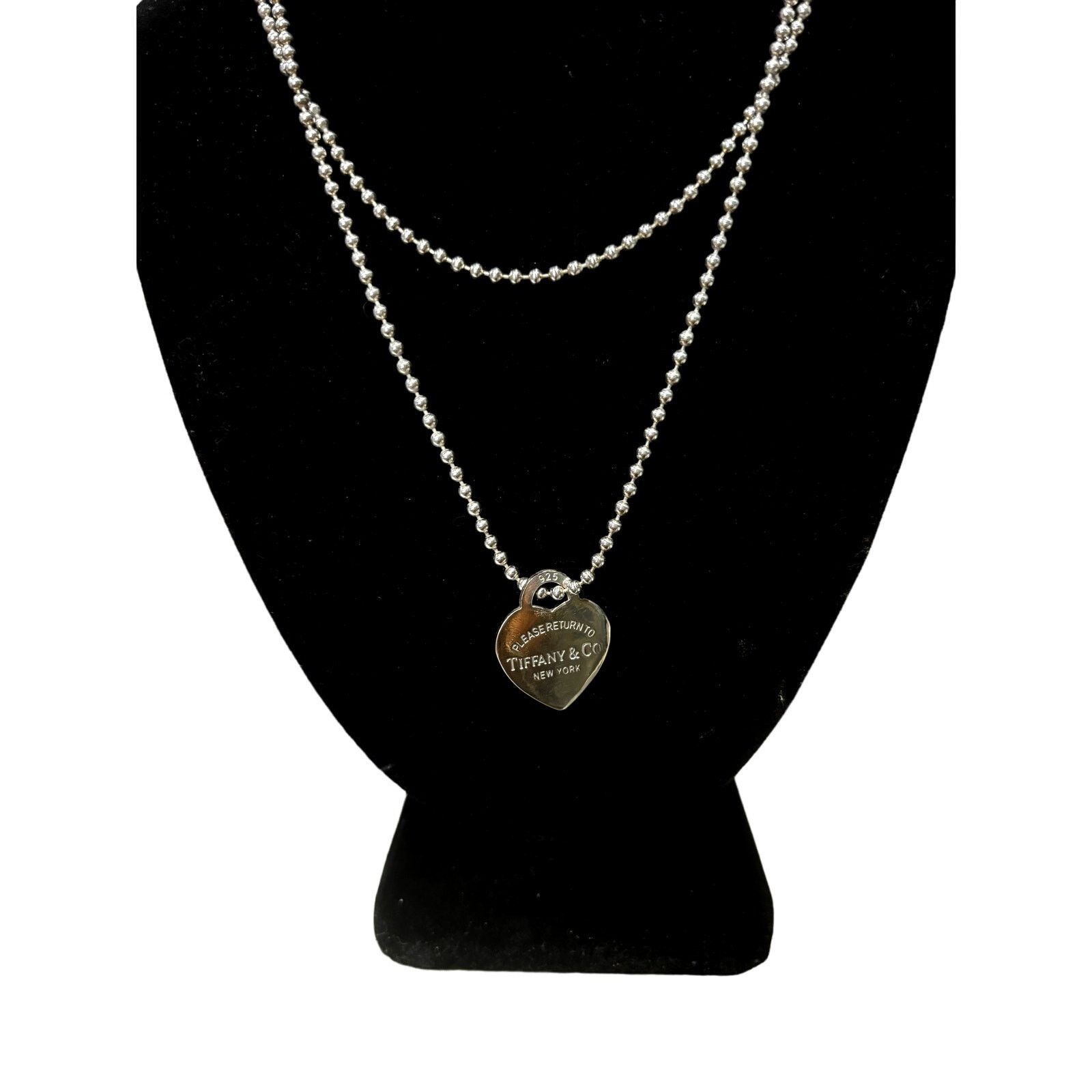 Tiffany & Co. TIFFANY & CO 34" Return to Tiffany Heart Pendant Necklace Size ONE SIZE - 4 Thumbnail