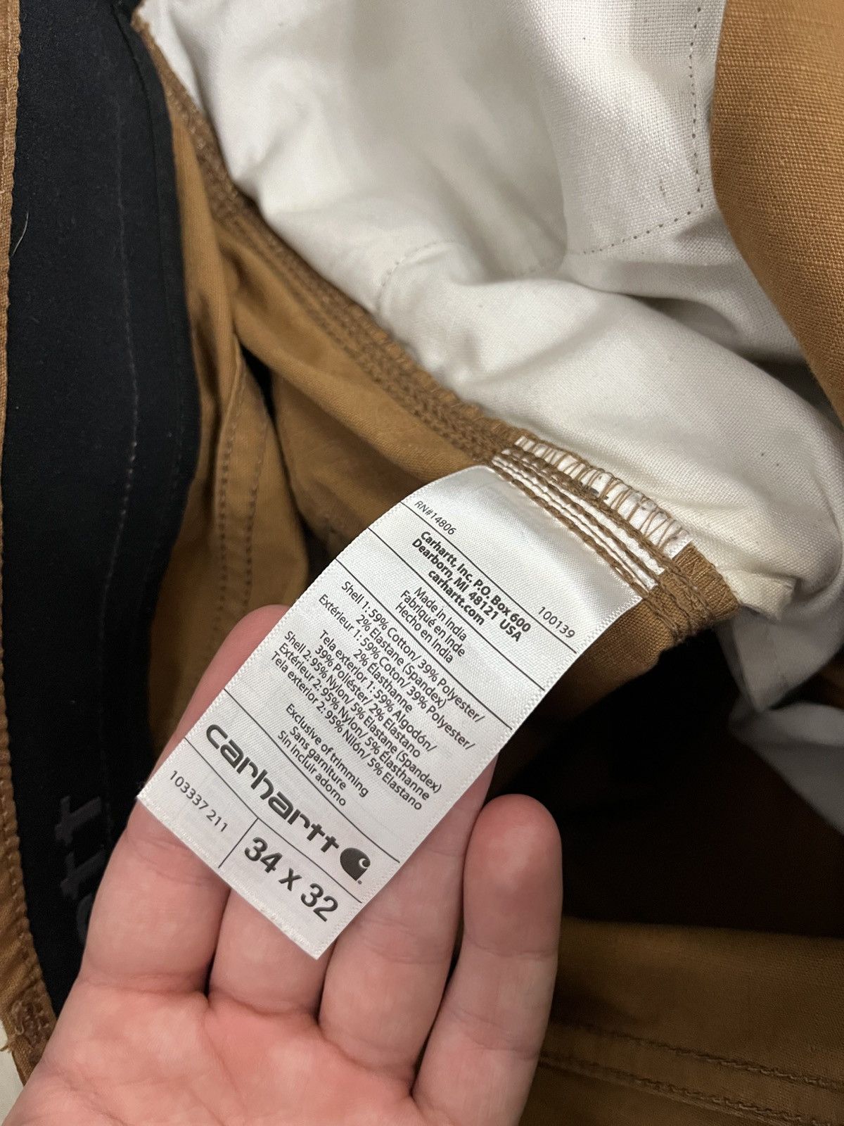 Carhartt 🔥90’s Carhartt Double Knee Cargo Y2k Carpenters Work Pants Size US 34 / EU 50 - 14 Thumbnail