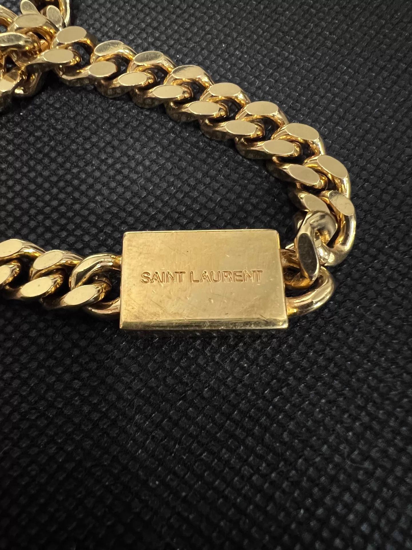 Saint Laurent Paris YSL Kate Silver/Gold Chain Crossbody/Shoulder Bag Size ONE SIZE - 7 Thumbnail
