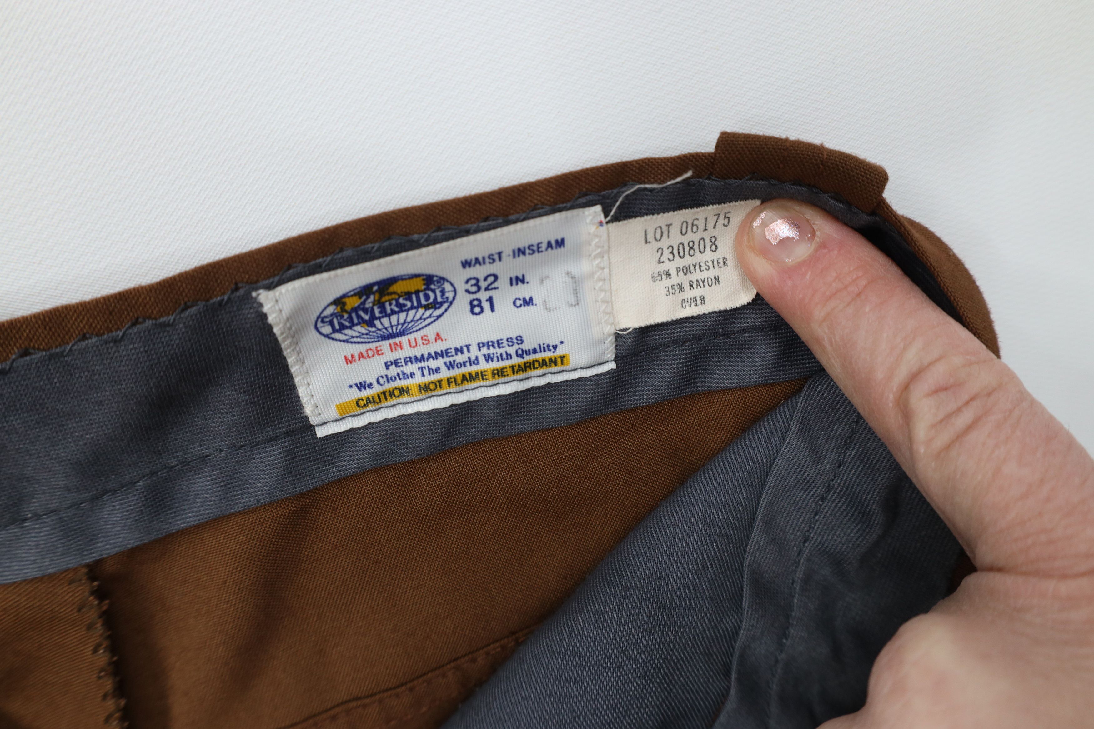 Coca Cola Vintage 70s Coca Cola Wide Leg Chino Pants Trousers USA Size US 32 / EU 48 - 8 Thumbnail