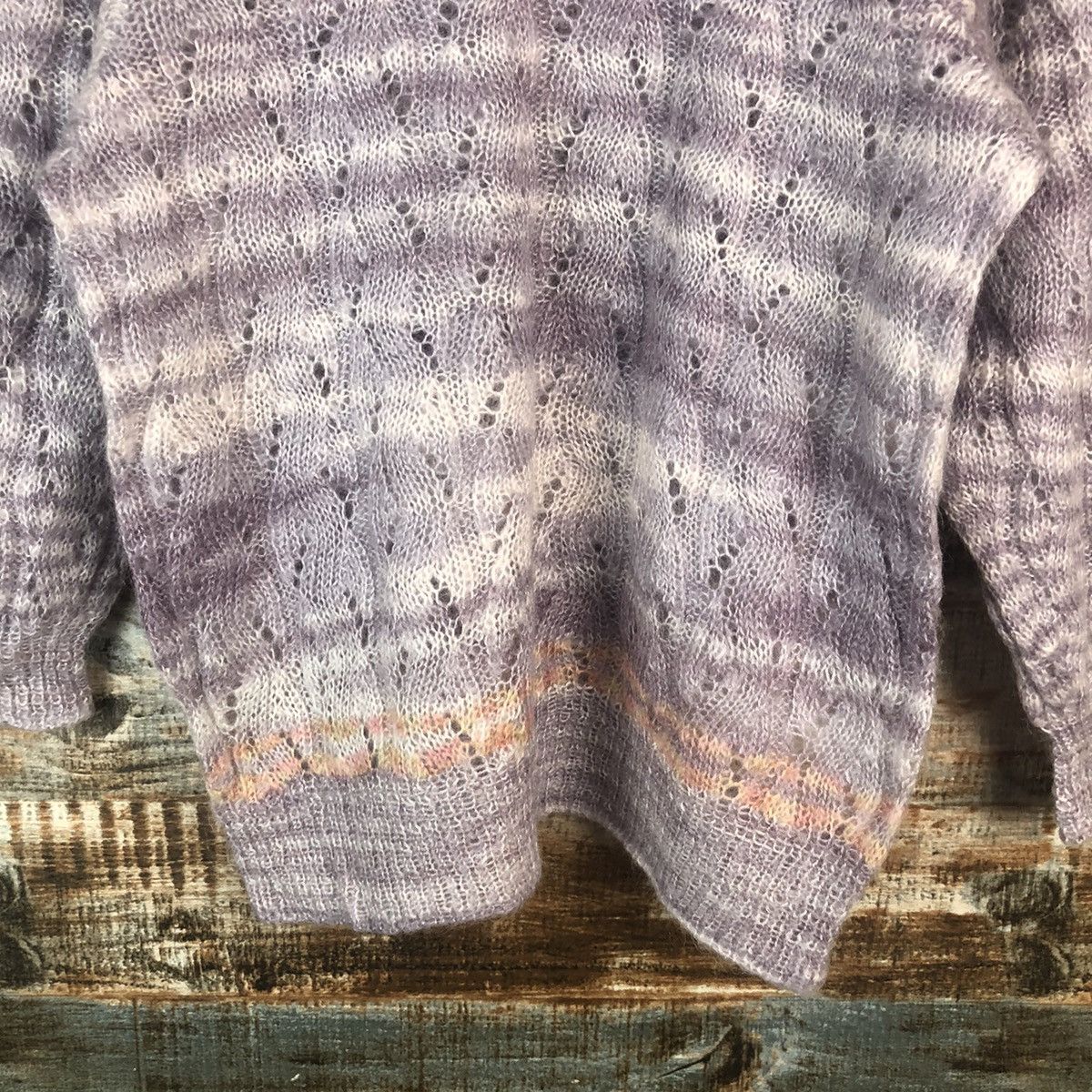 Homespun Knitwear × Japanese Brand Japanese Brand vintage Purple Knitwear #A2277 Size S / US 4 / IT 40 - 6 Thumbnail