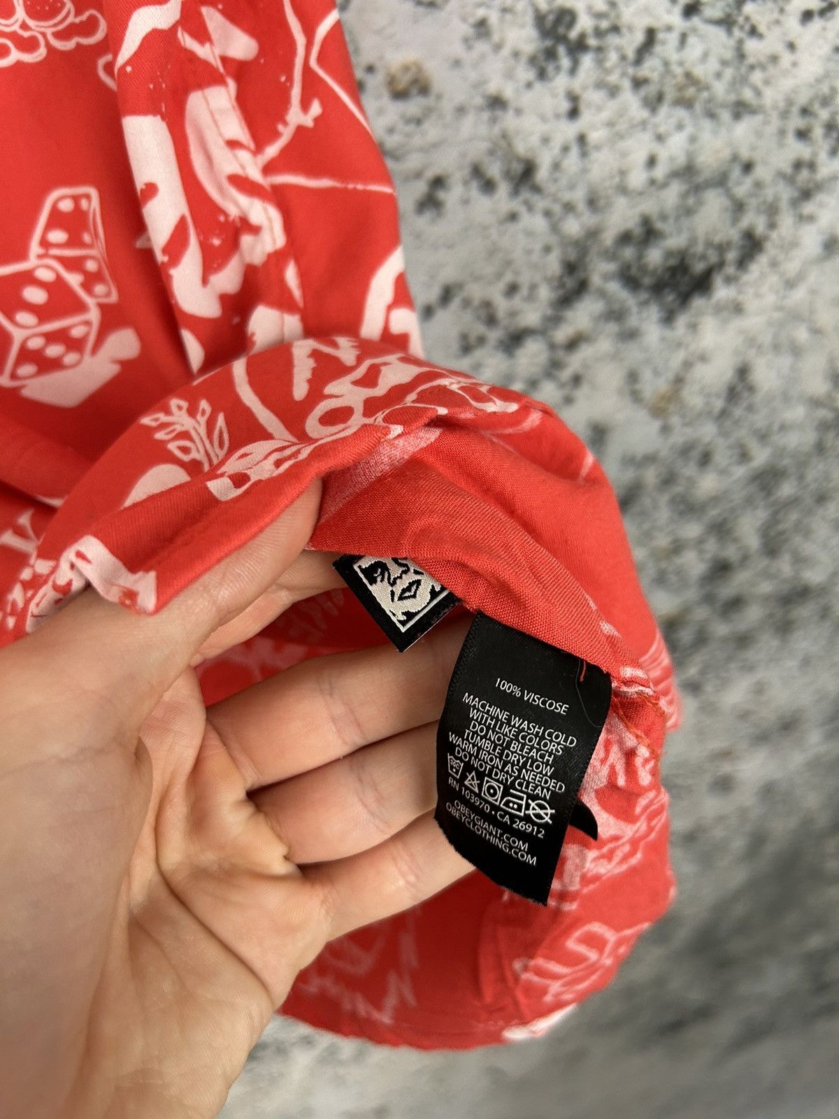 Obey Obey Viscose Shirt Streetwear Rap Y2K Drill Skateboarding Size US S / EU 44-46 / 1 - 6 Thumbnail