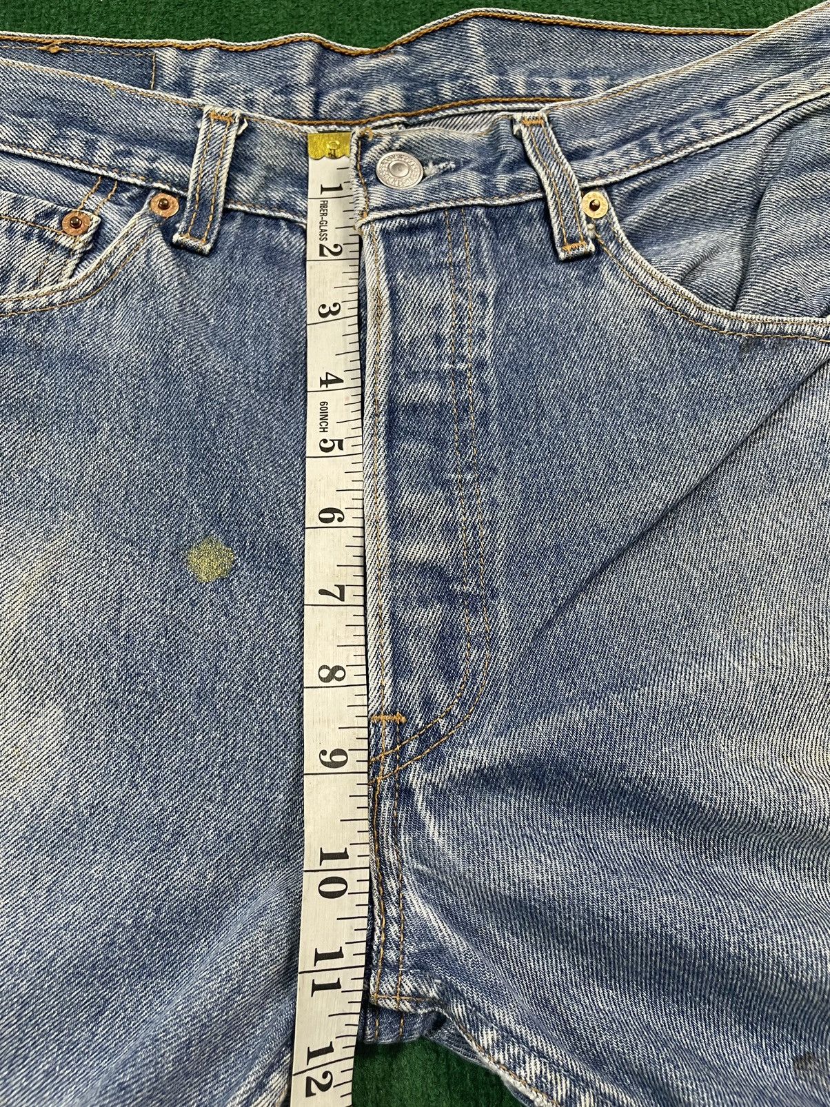 Levi's × Vintage Distressed Levis 501 with Paint Splatter Size US 32 / EU 48 - 10 Thumbnail
