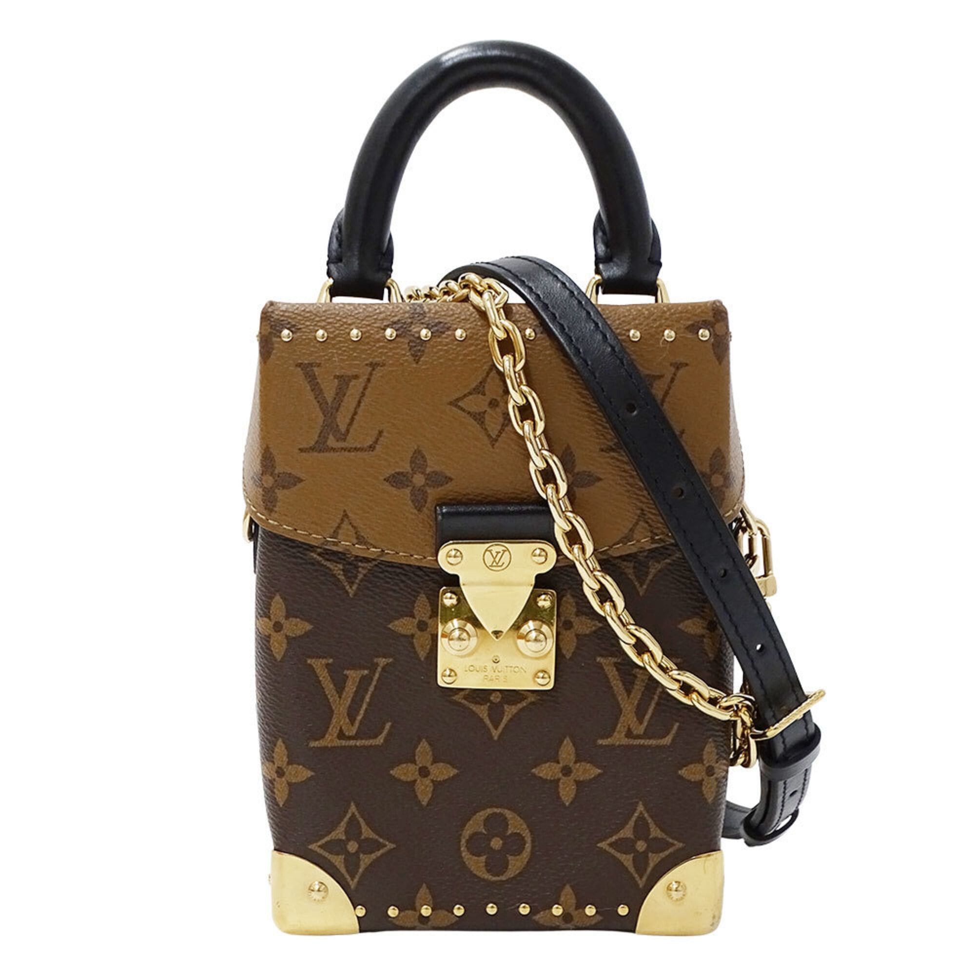 Louis Vuitton Louis Vuitton Women's Handbag, Brand Handbag/Shoulder Bag, 2-way, Monogram Reverse Canvas, Camera Box, Brown M82465 Size ONE SIZE - 1 Thumbnail