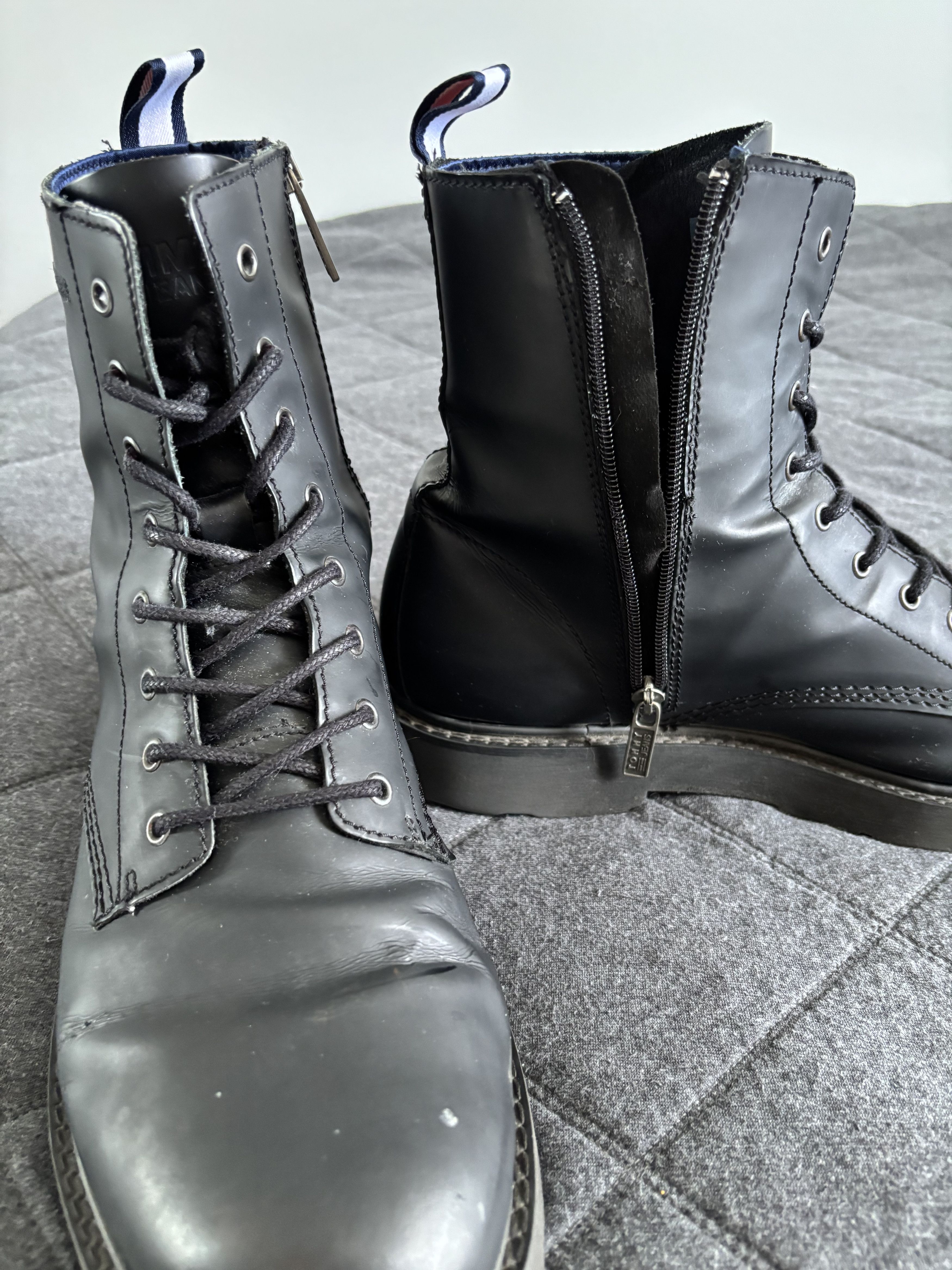 Tommy Jeans Tommy Jeans Lace-up/Zip Boots EM0EM00831 Size US 12 / EU 45 - 7 Thumbnail