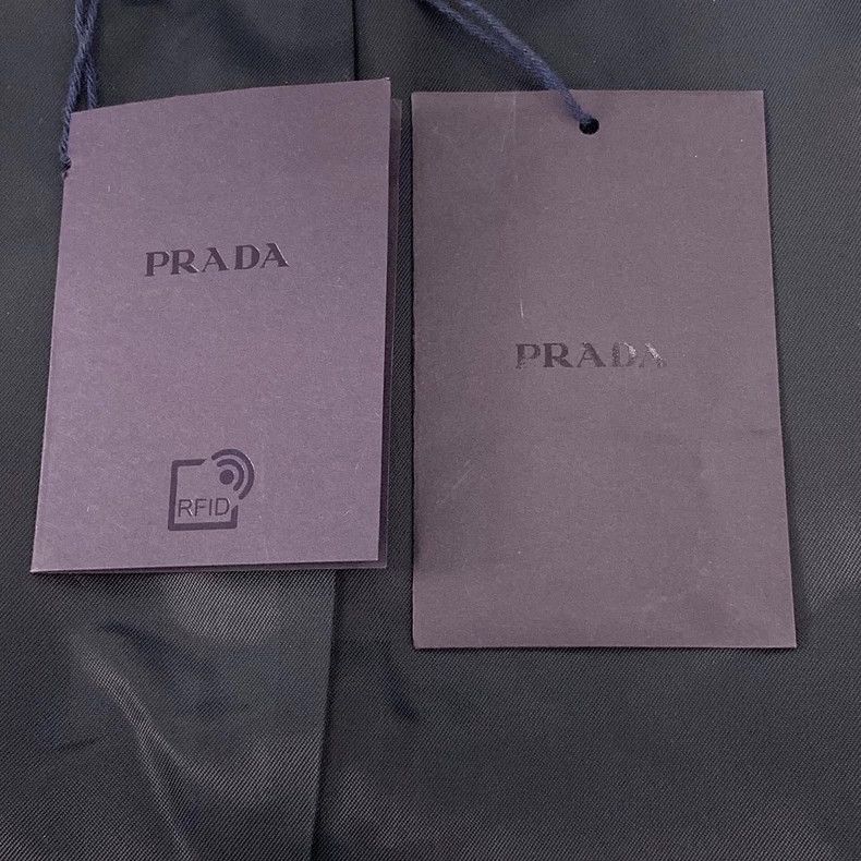 Prada Prada Dark blue sheep wool lapel single-breasted suit jacke Size US XS / EU 42 / 0 - 6 Thumbnail
