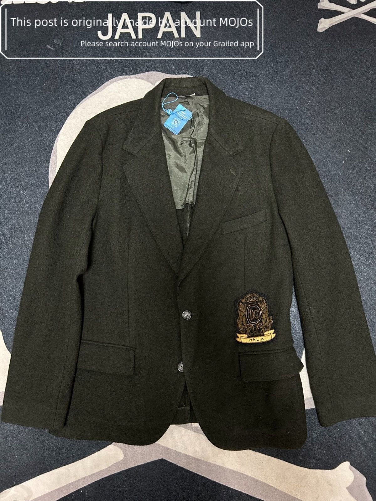 Dolce & Gabbana Sz 50 Dolce & Gabbana Royal Patch Wool Blazer mojos2147 Size US M / EU 48-50 / 2 - 1 Thumbnail