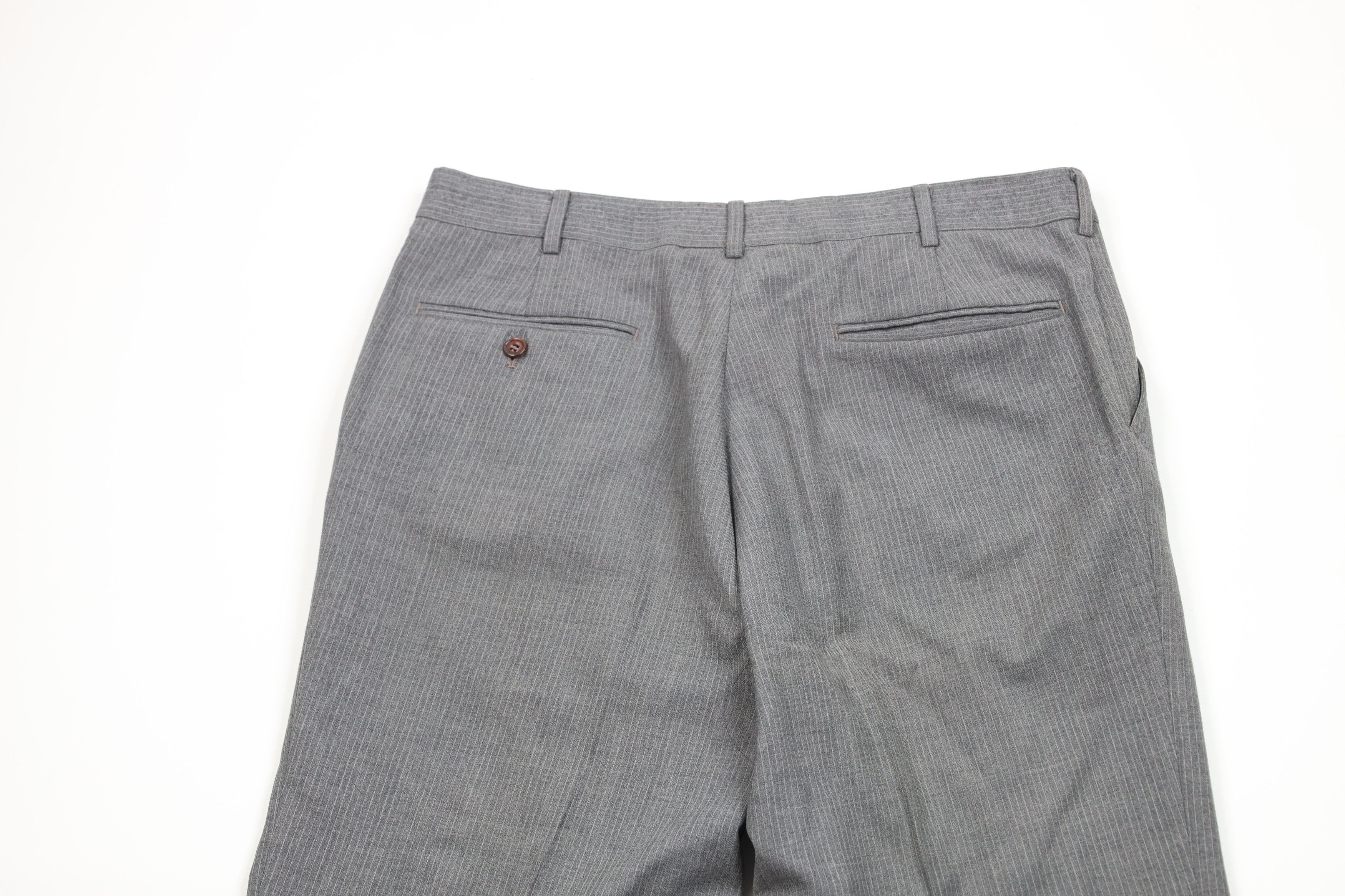Vintage Vintage 60s 70s Streetwear Wool Bell Bottoms Pants Size US 36 / EU 52 - 12 Thumbnail