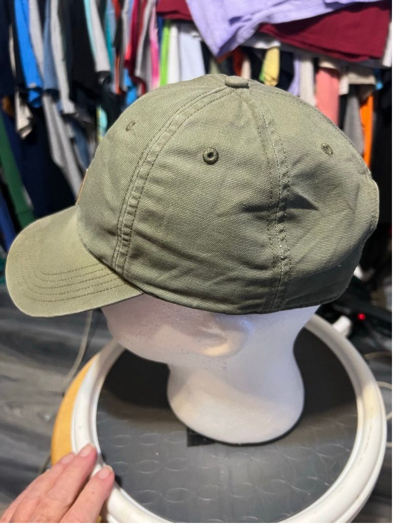 Carhartt Men's Carhartt One Size Olive Green Brown Logo Baseball Hat Size ONE SIZE - 2 Thumbnail