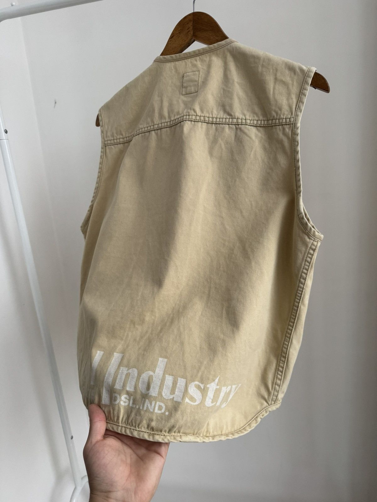 Diesel Vintage Diesel 90s Workwear Vest Utility Canvas Button-Up Size US M / EU 48-50 / 2 - 16 Thumbnail