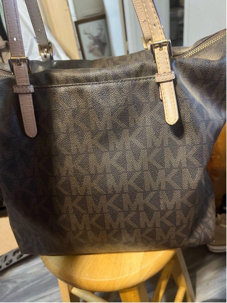Michael Kors Women's Michael Kors Brown Tote Bag Large Size ONE SIZE - 4 Thumbnail