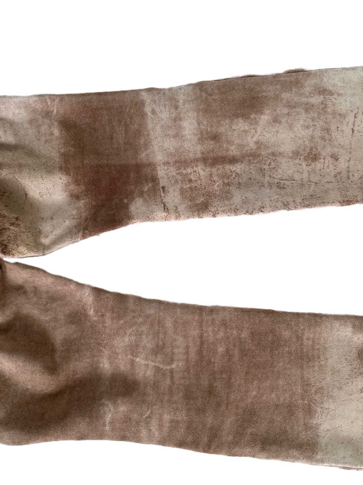 Yasuyuki Ishii YASUYUKI ISHII LEATHER COWHIDE FLARED PANTS Size US 31 - 7 Thumbnail