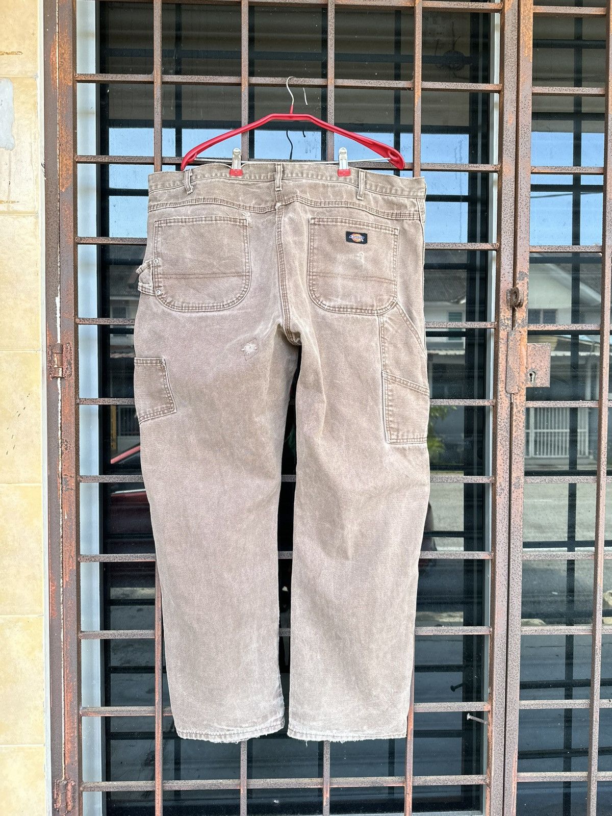 Vintage Thrashed Distressed Dickies ERD Grunge Carpenter Jeans Size US 41 - 3 Thumbnail
