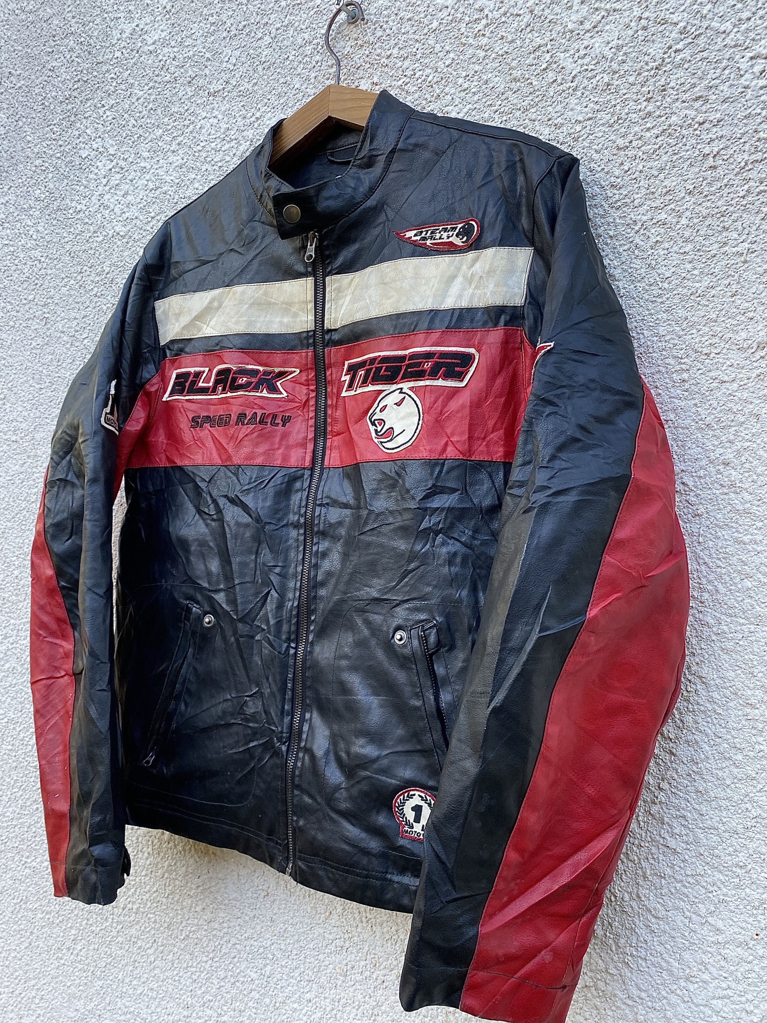 Hysteric Glamour Yohji Yamamoto Style Cropped Racing Leather Jacket Carti Size US M / EU 48-50 / 2 - 3 Thumbnail