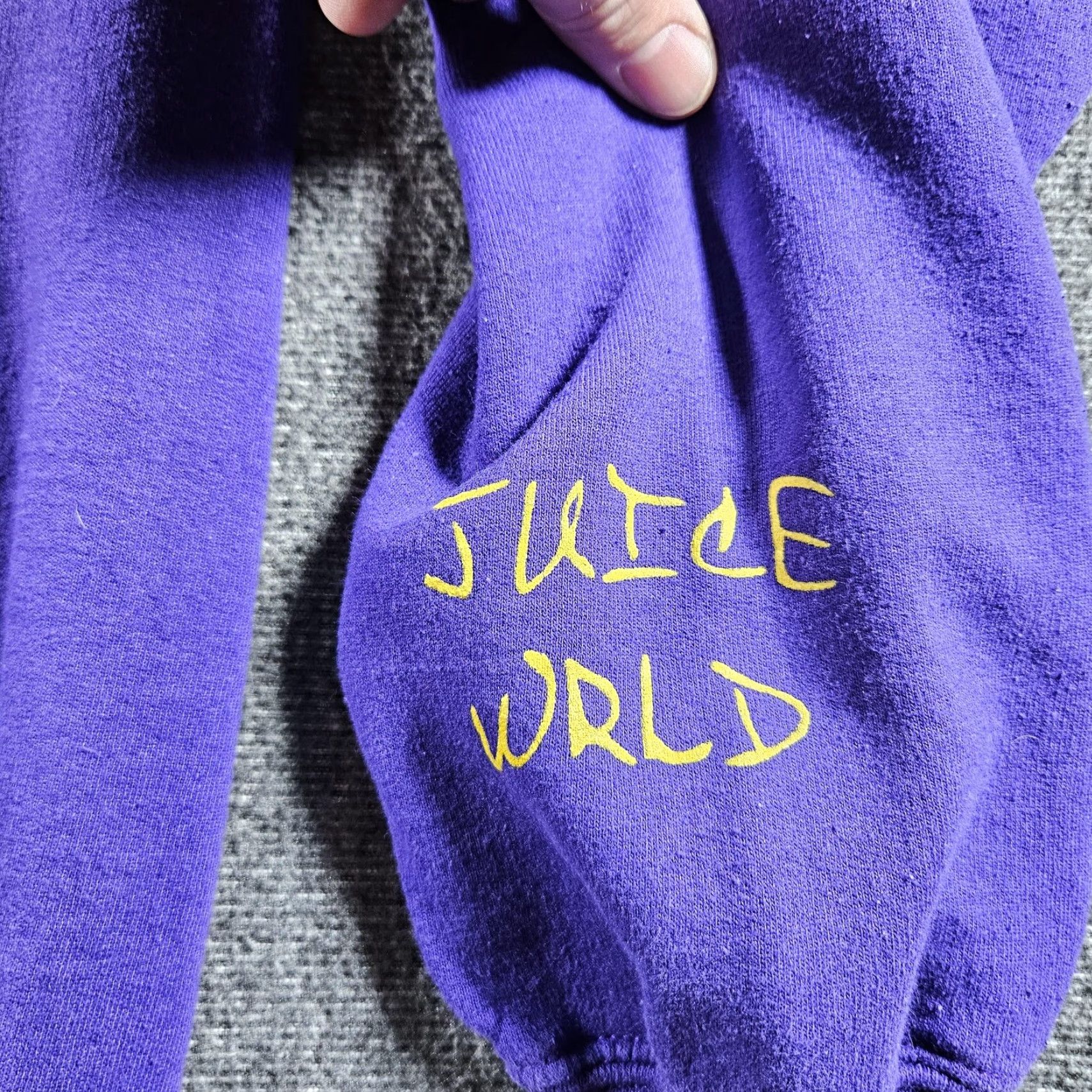 Vintage Juice WRLD Sweatshirt Mens Large Purple Legends Never Die 999 Graphic Pullover Size US L / EU 52-54 / 3 - 4 Thumbnail