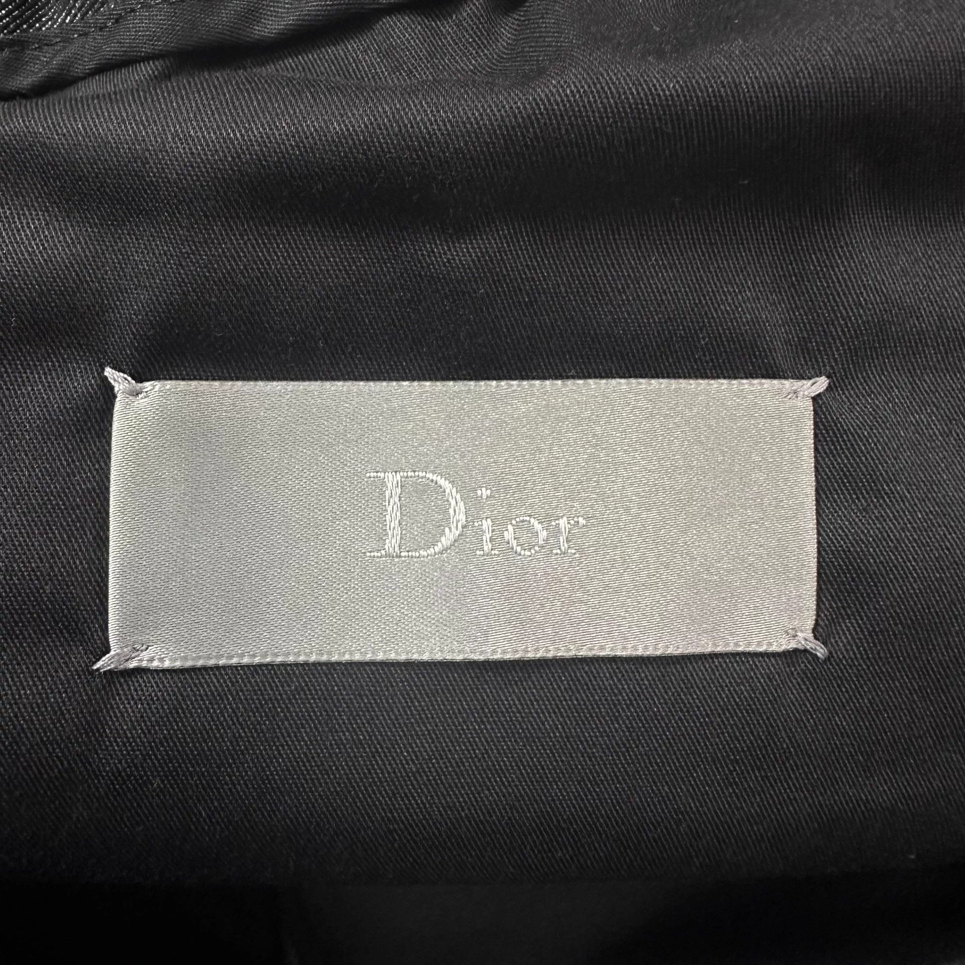 Dior Dior Charcoal Snowflake Twill Zip Drawstring Pant Size US 28 / EU 44 - 6 Thumbnail