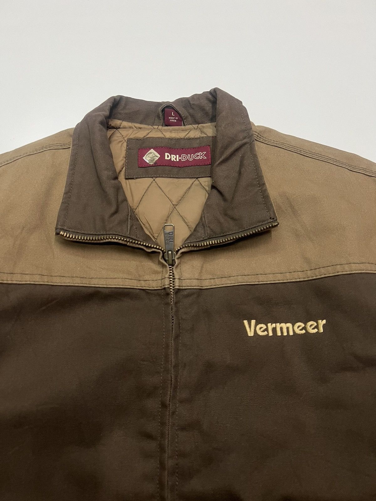 Japanese Brand DRI DUCK VERMEER WORK JACKET Size US L / EU 52-54 / 3 - 4 Thumbnail