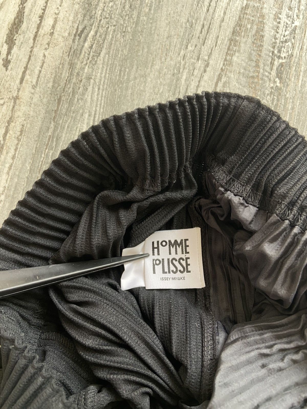 Issey Miyake Homme Plisse Pleats Please Tapered Trousers