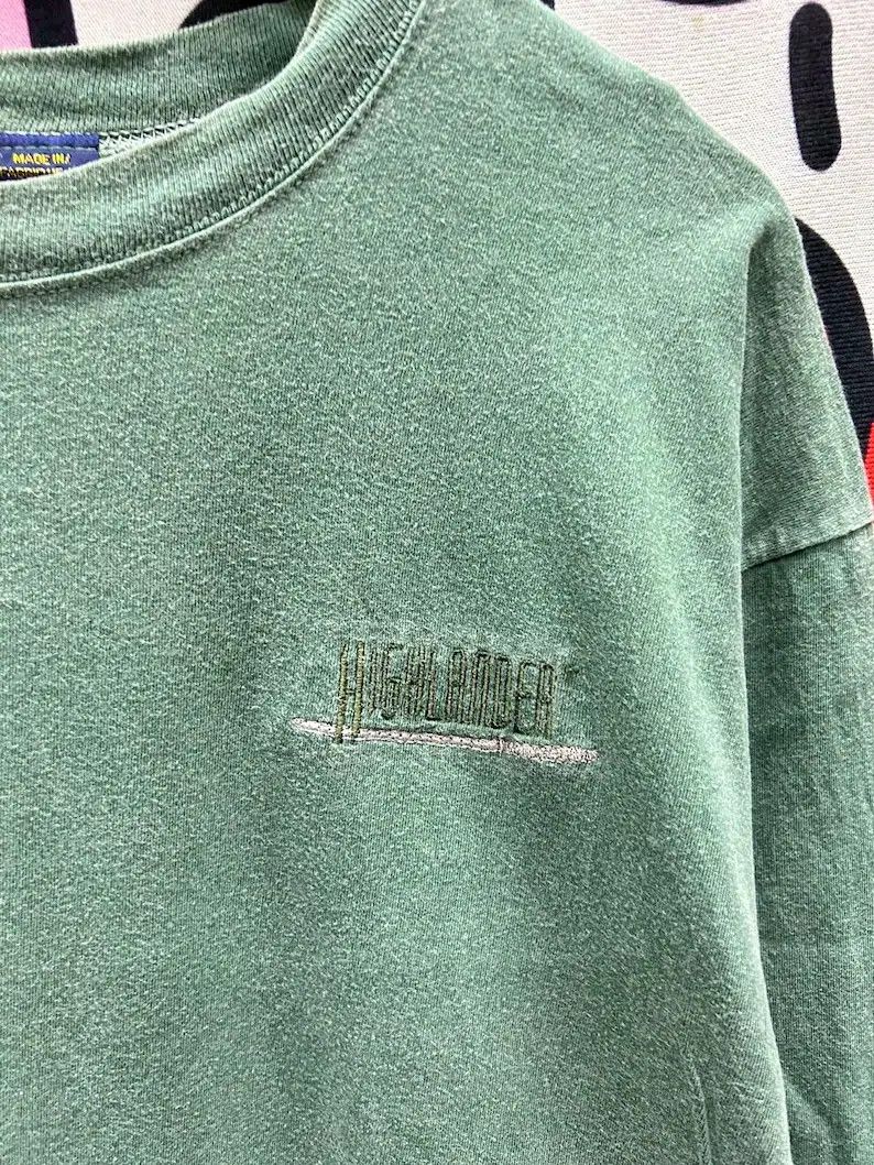 Vintage Vintage 90s HighLander Movie tshirt size L Size US L / EU 52-54 / 3 - 3 Thumbnail