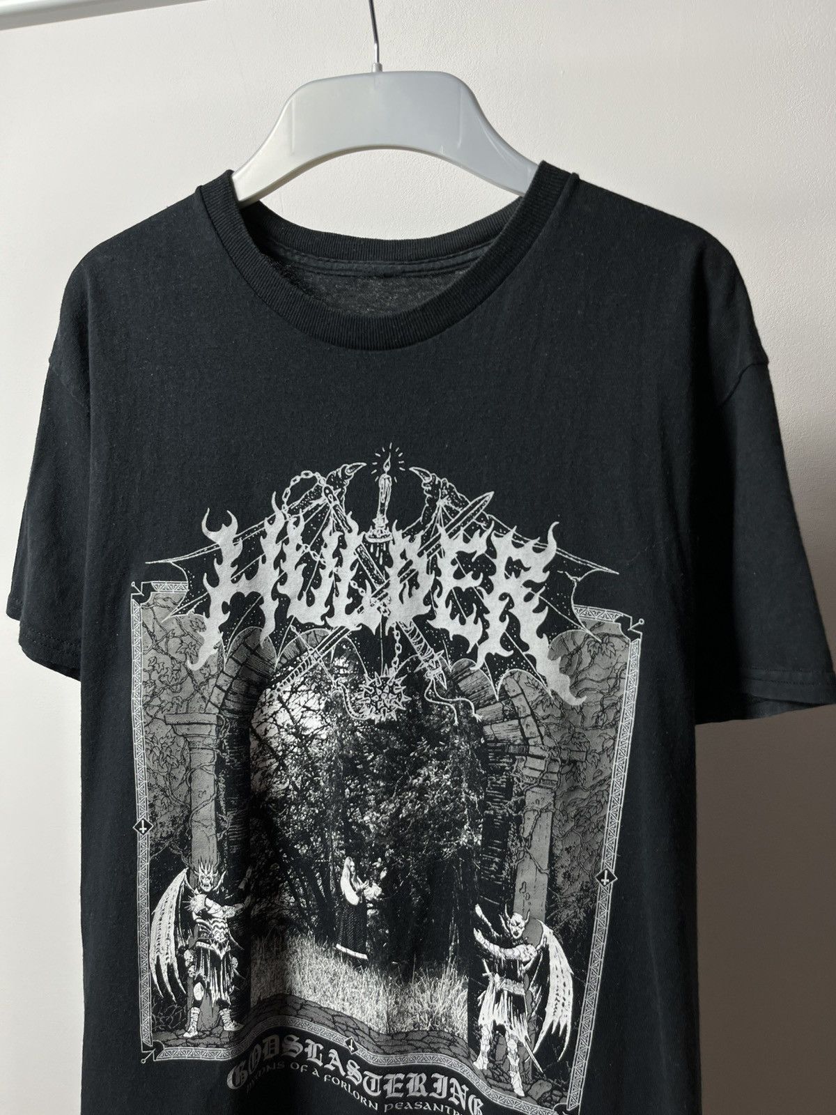 Band Tees Hulder Godslastering Black Metal T-Shirt Size L Size US L / EU 52-54 / 3 - 2 Thumbnail