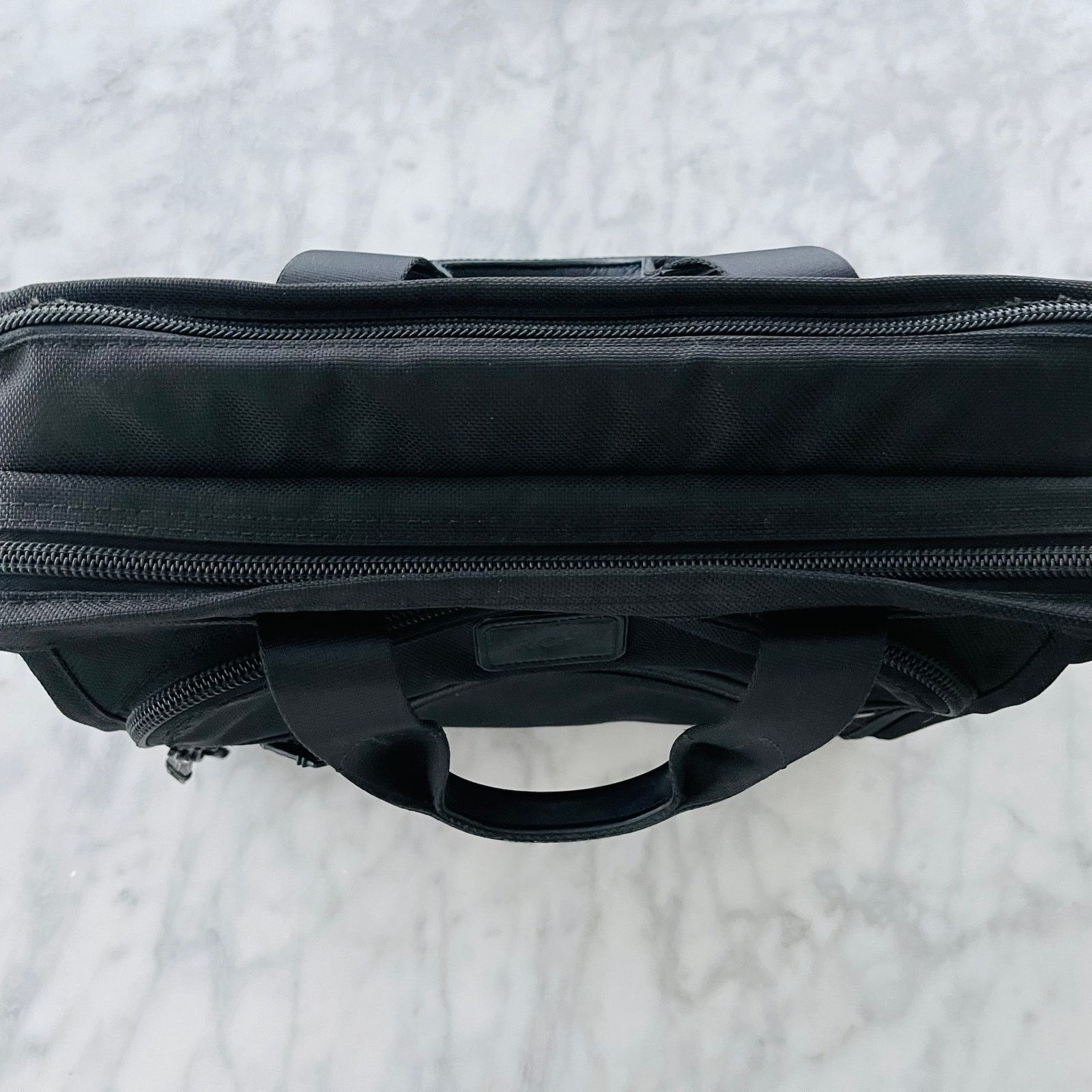 Tumi Tumi Alpha Organizer Brief Bag Black Ballistic Nylon Laptop Size ONE SIZE - 2 Thumbnail