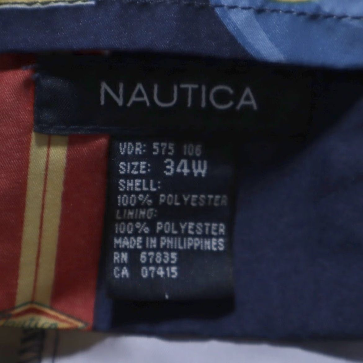 Nautica VTG Nautica Board Shorts Shirt Navy Blue 34 Men 20" All Over Print Surf Shop Nautica 34 Mens VTG Size US 34 / EU 50 - 5 Thumbnail