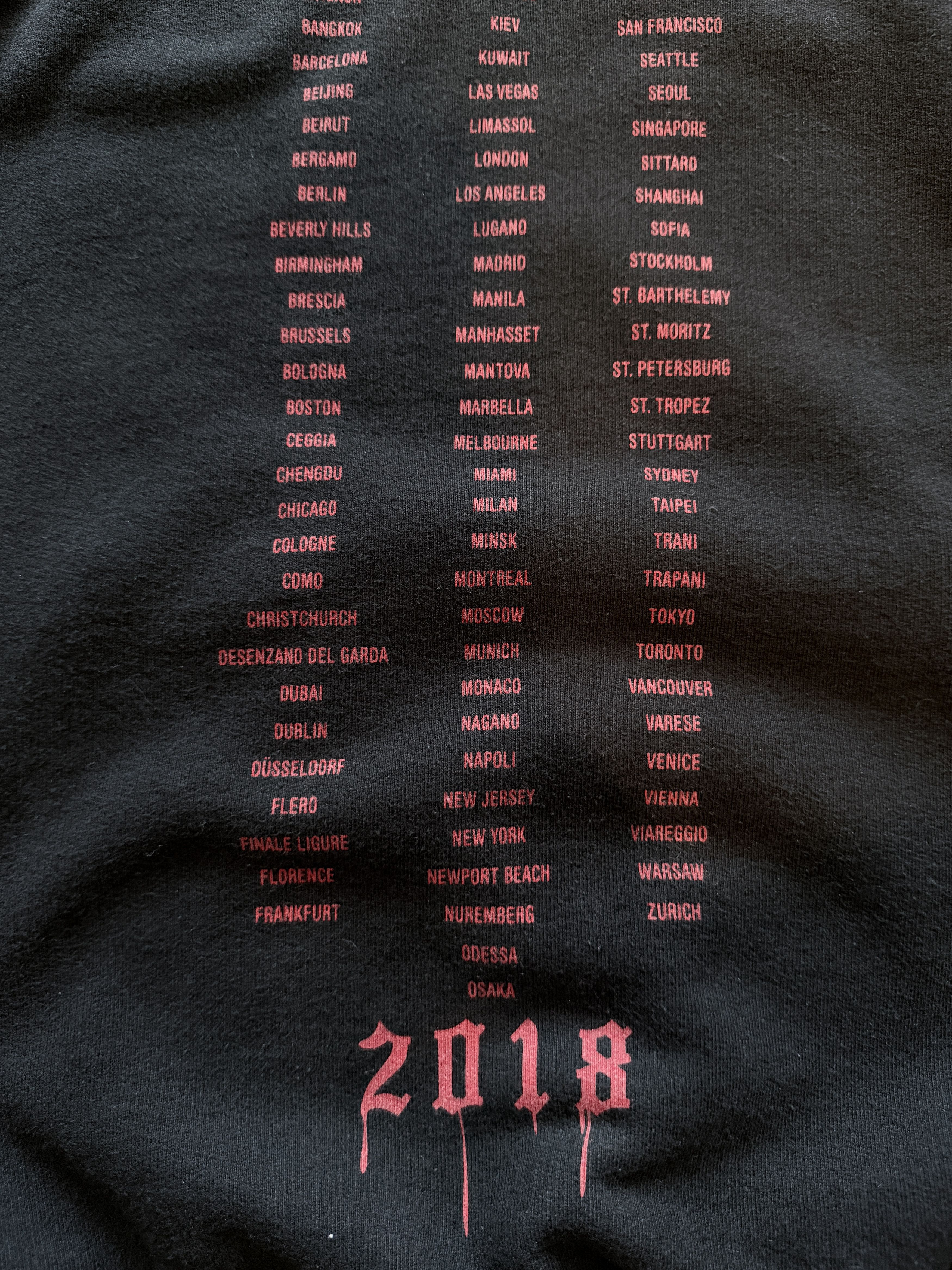 Vetements Vetements 2018 Metal Logo Tour Hoodie Black Size US L / EU 52-54 / 3 - 7 Thumbnail